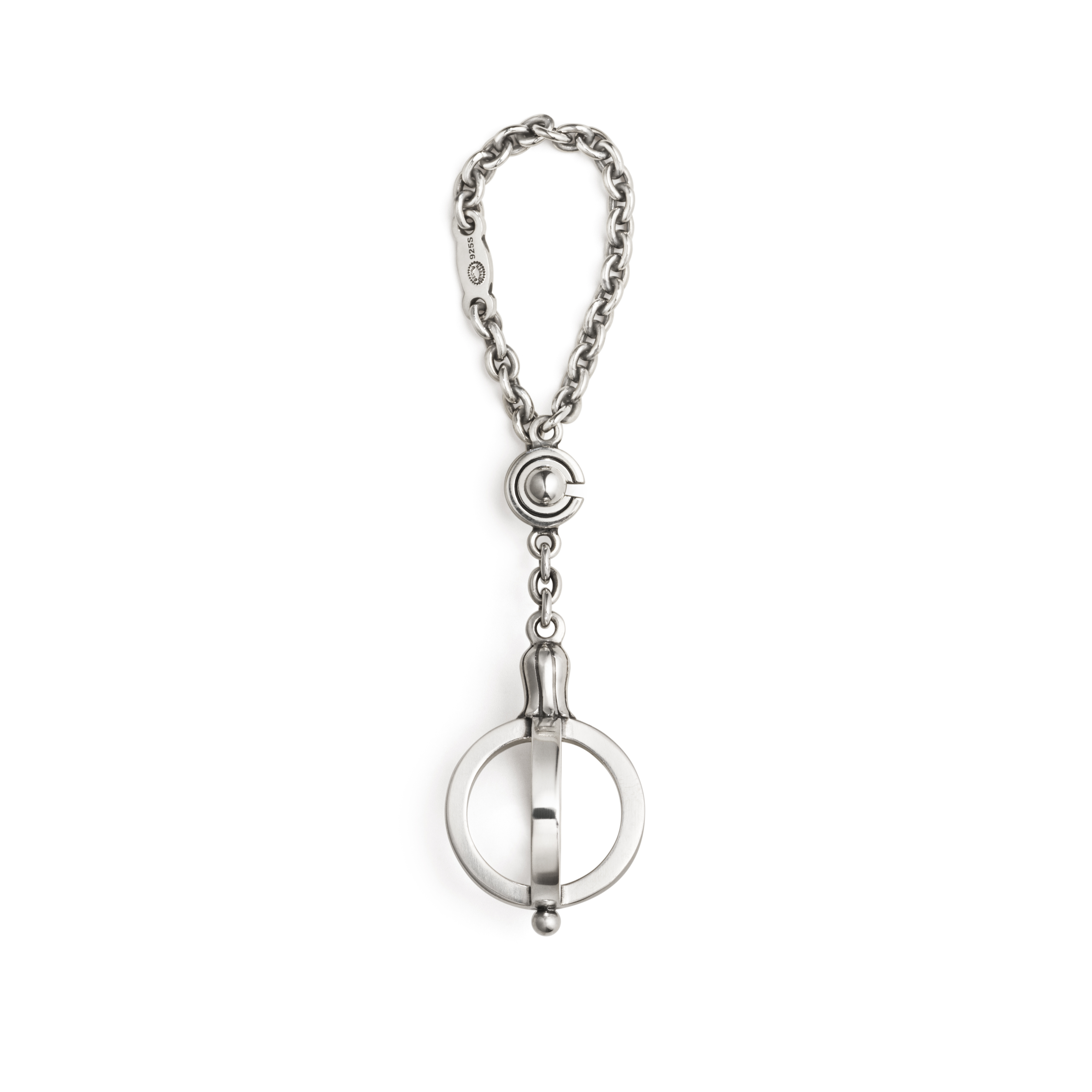 Georg Jensen - Axis kæde Nøglering - Nøglering - Sølv - 10020841