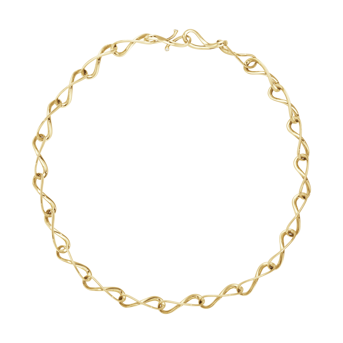 Georg Jensen - Infinity Halskæde - Guld - Diamant - 10013691