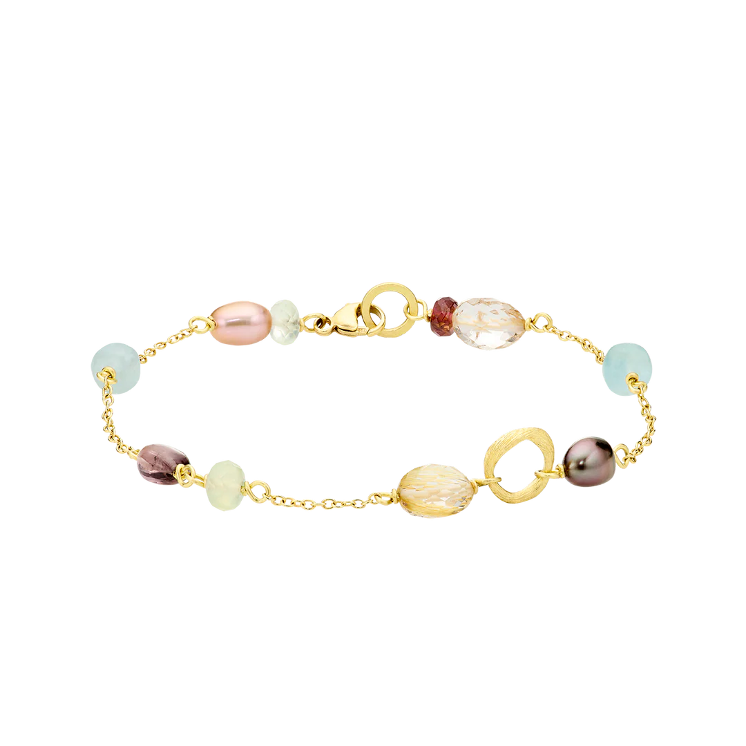 Dulong - Piccolo Calma Armbånd - Guld - perler - 104150A88-3