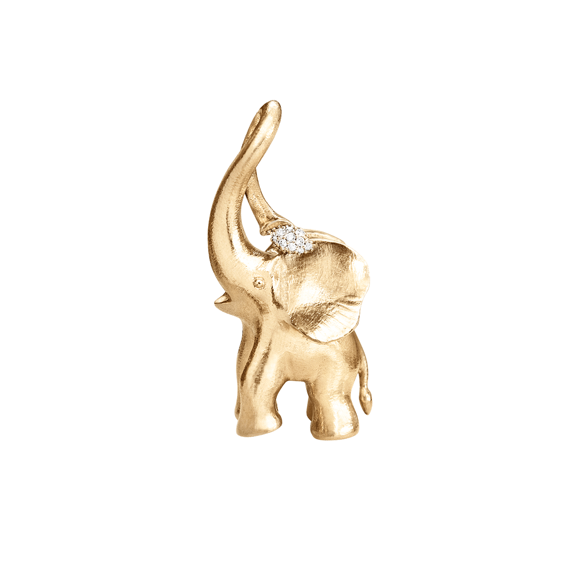 OLE LYNGGAARD COPENHAGEN - Elephant Vedhæng - Guld - Brillanter - A2880-401