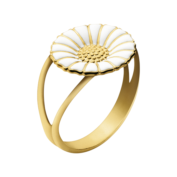 Georg Jensen - 11mm Daisy Ring - Forgyldt Sølv - 20000310 58