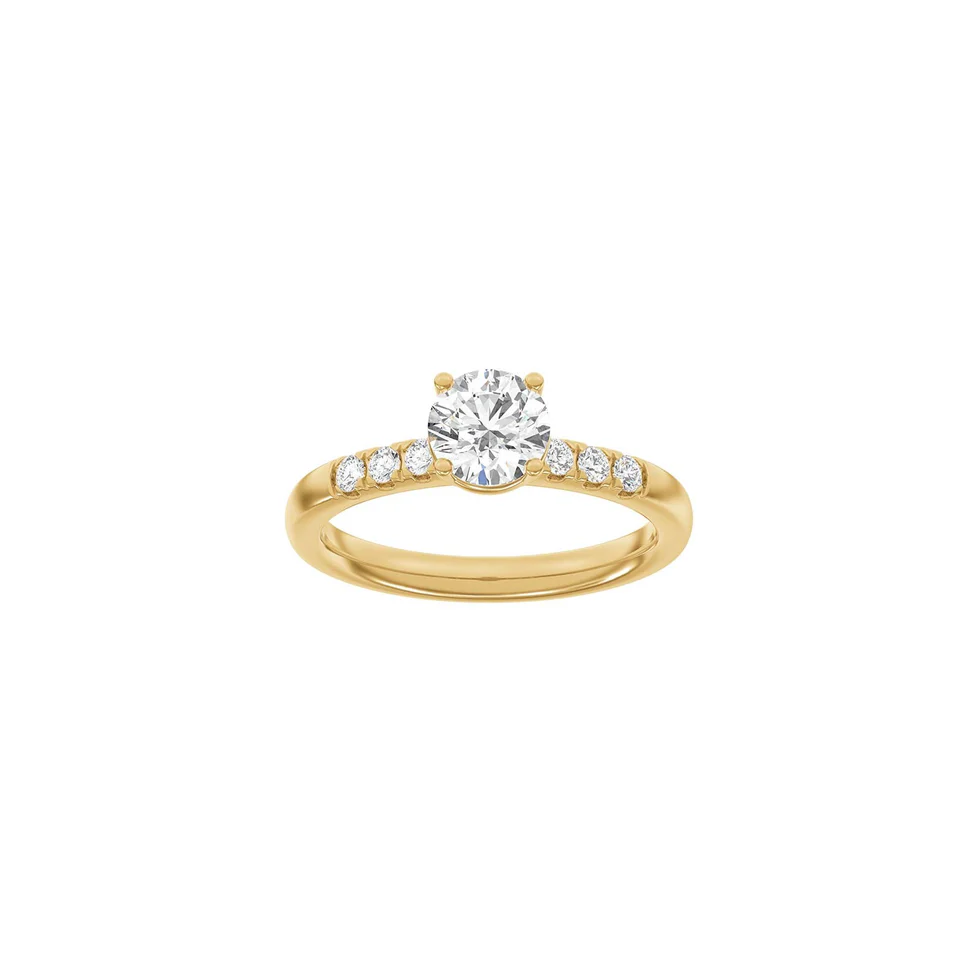 Lab Grown Diamonds: Classic Ring - Brillant - Rødguld - Lab. Diamant 1,2ct - 14100010560 60
