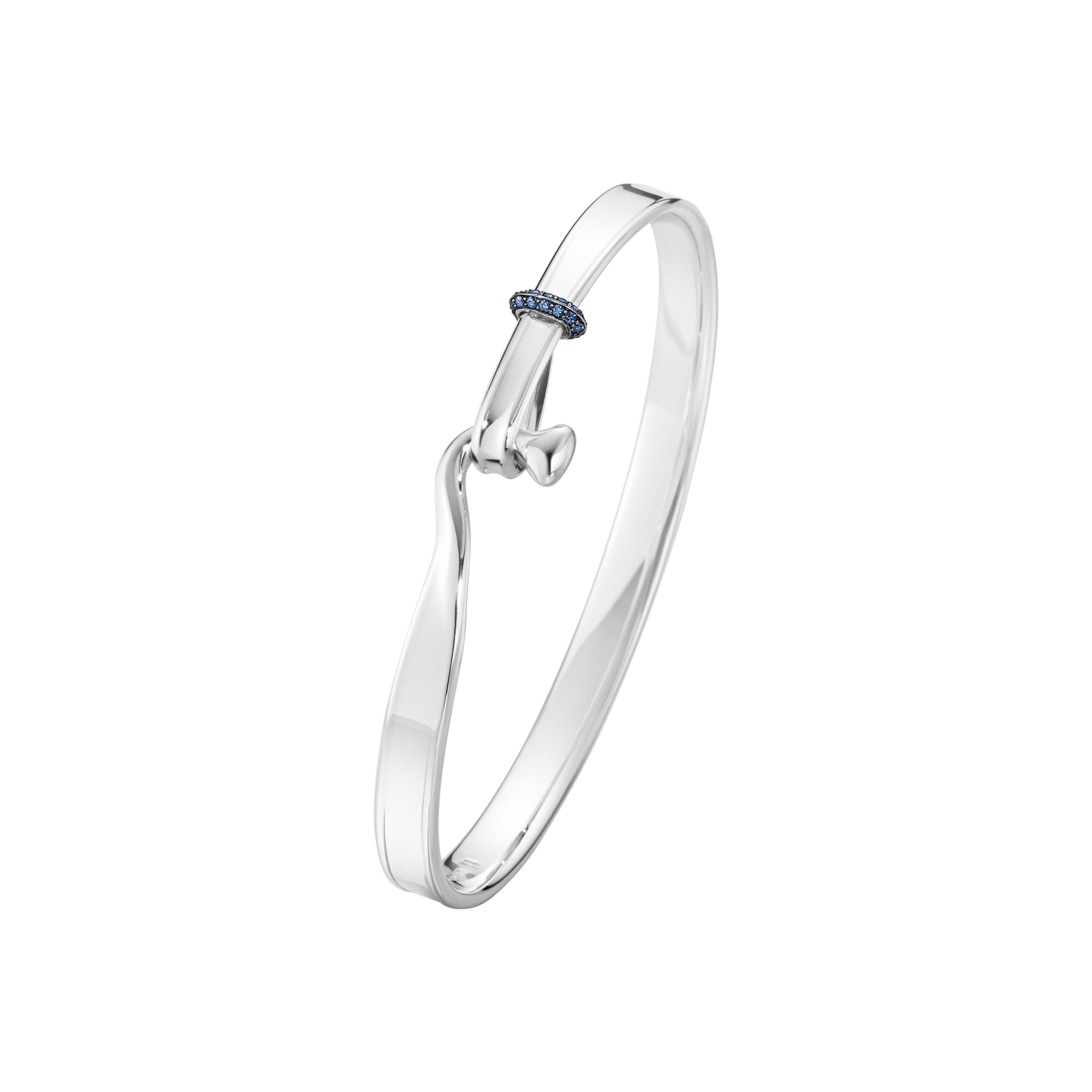 Georg Jensen - Torun Armring - Sølv - Blå safir - 20000175 Medium