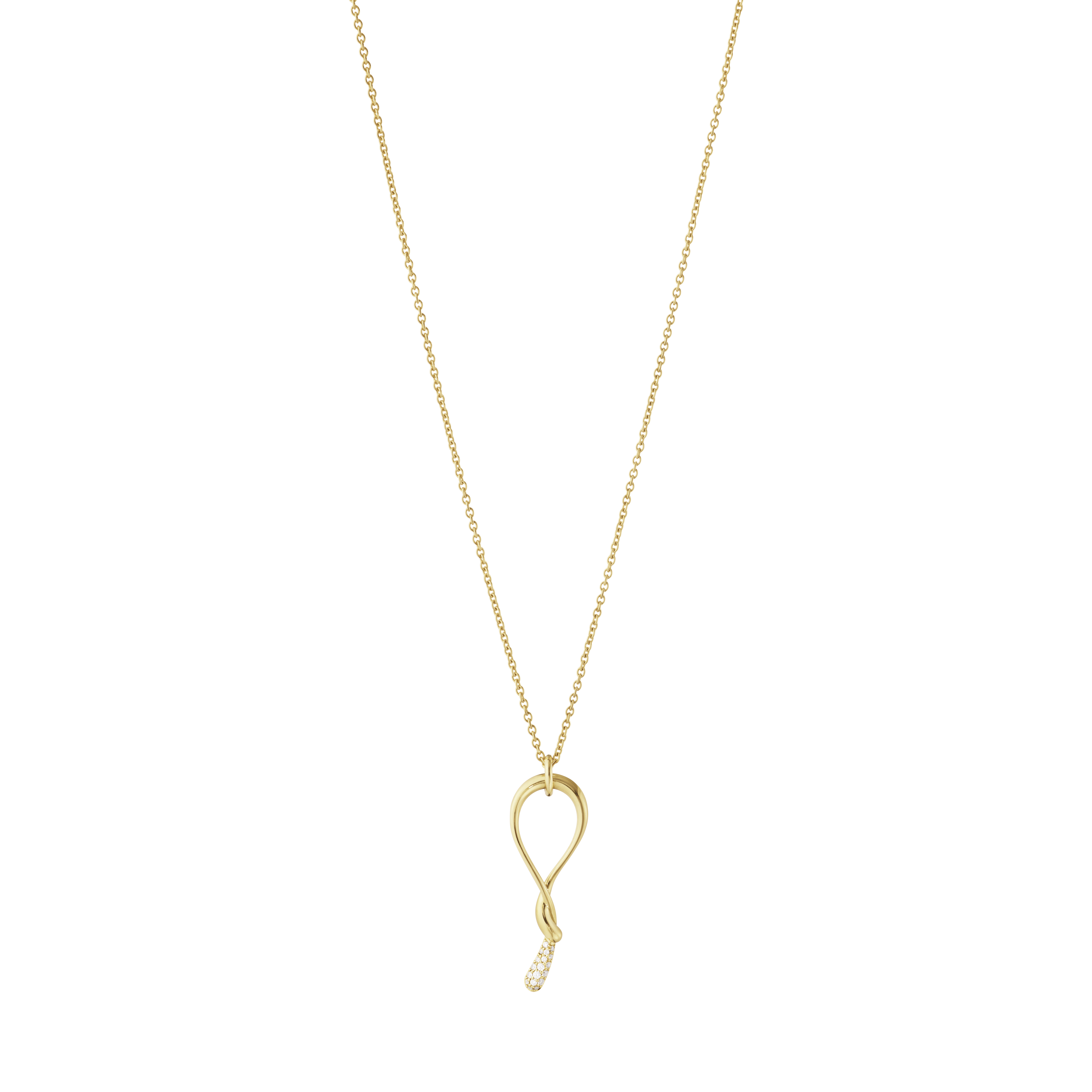 Georg Jensen - Mercy Halskæde m. vedhæng - Guld - 20001831