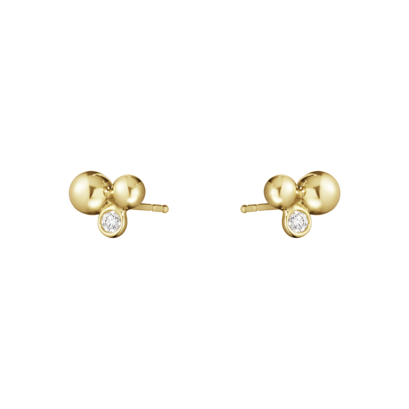 Georg Jensen - Moonlight Grapes Øreringe - 18 KT Guld - Diamant - 20000663