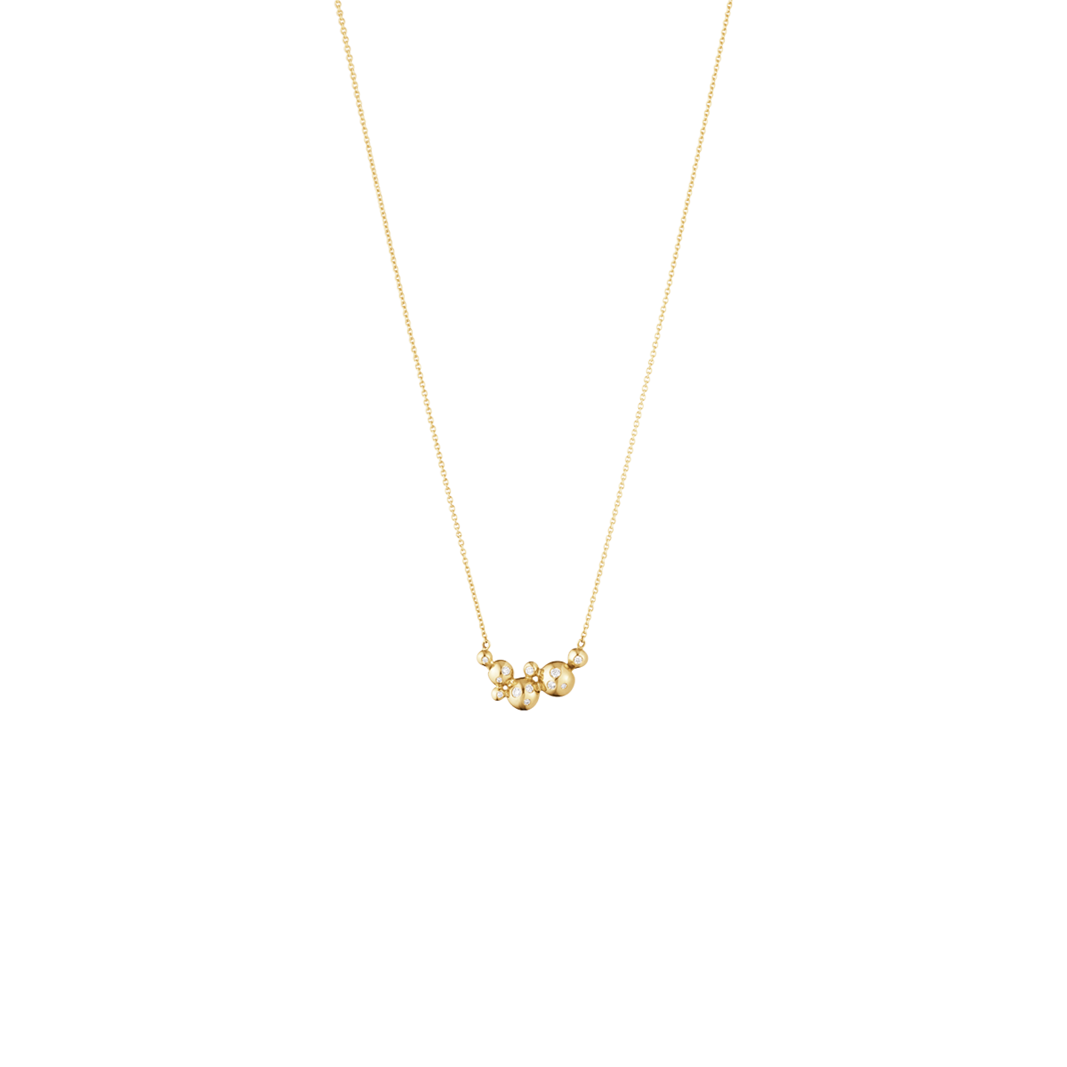 Georg Jensen: Moonlight Grapes Halskæde m. Vedhæng - Guld - Diamant - 20001195