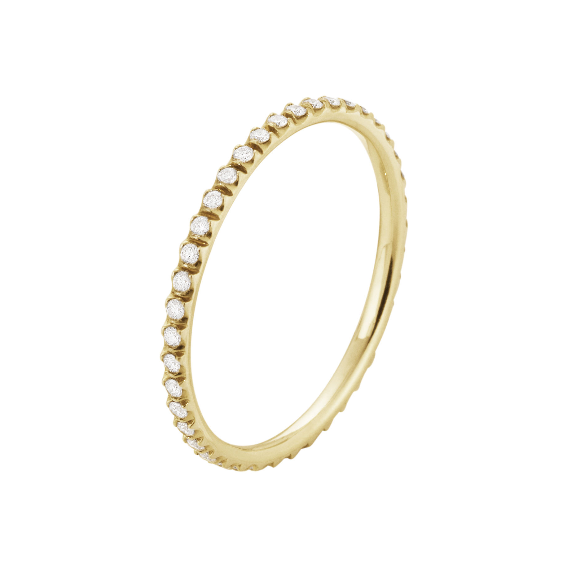 Georg Jensen: Signature Ring - Guld - Diamanter - 20001256 56