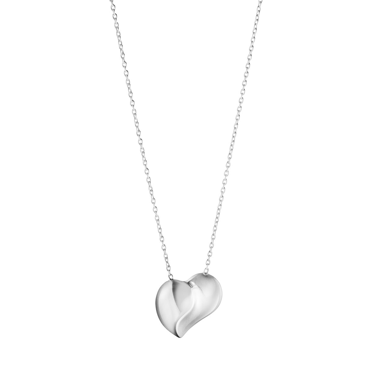 Georg Jensen - 2023 Heart Hjerte Halskæde Med Vedhæng - Sølv - 20001294