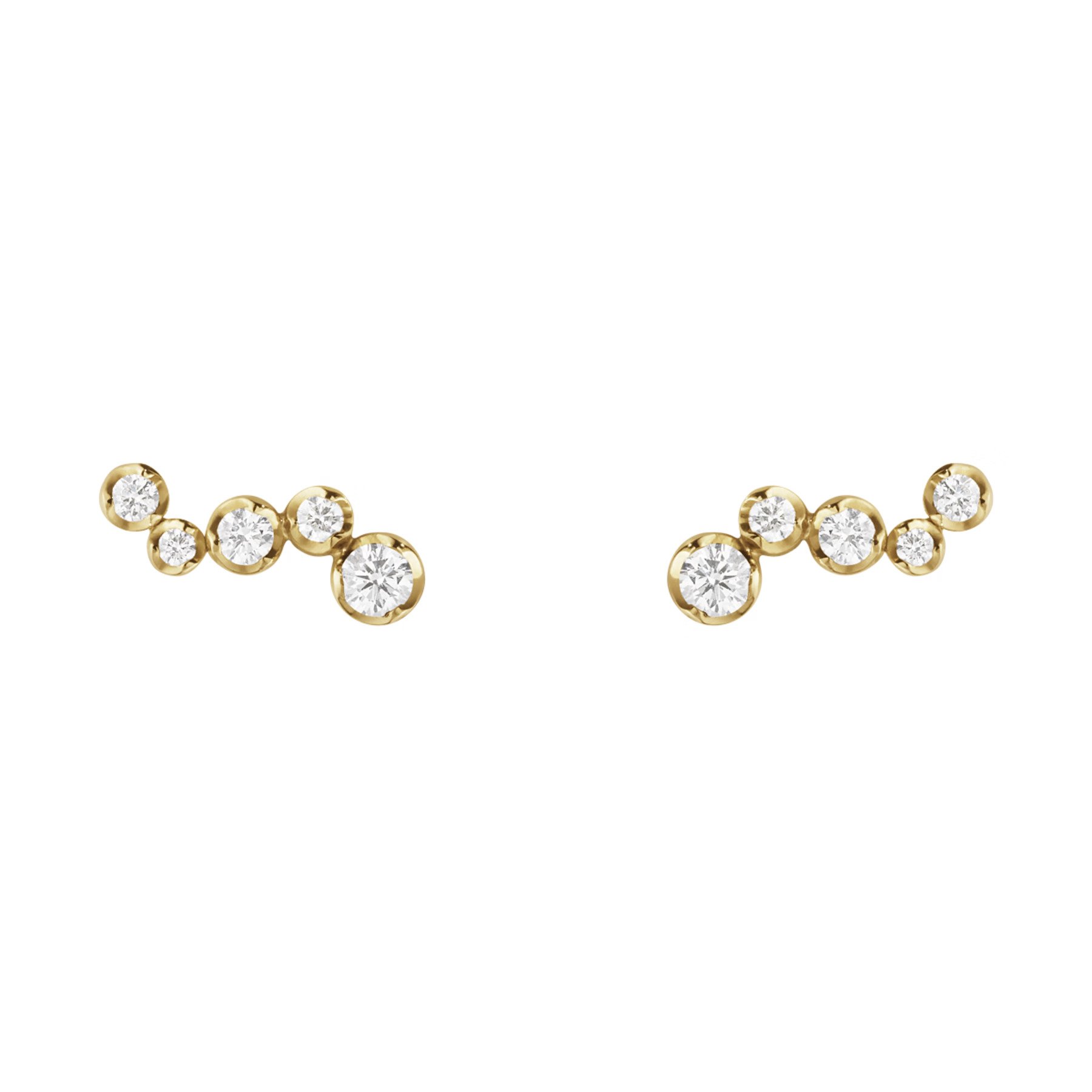 Georg Jensen - GJ Signature Diamonds - Ørestikker - Øreringe - Guld - 20001305