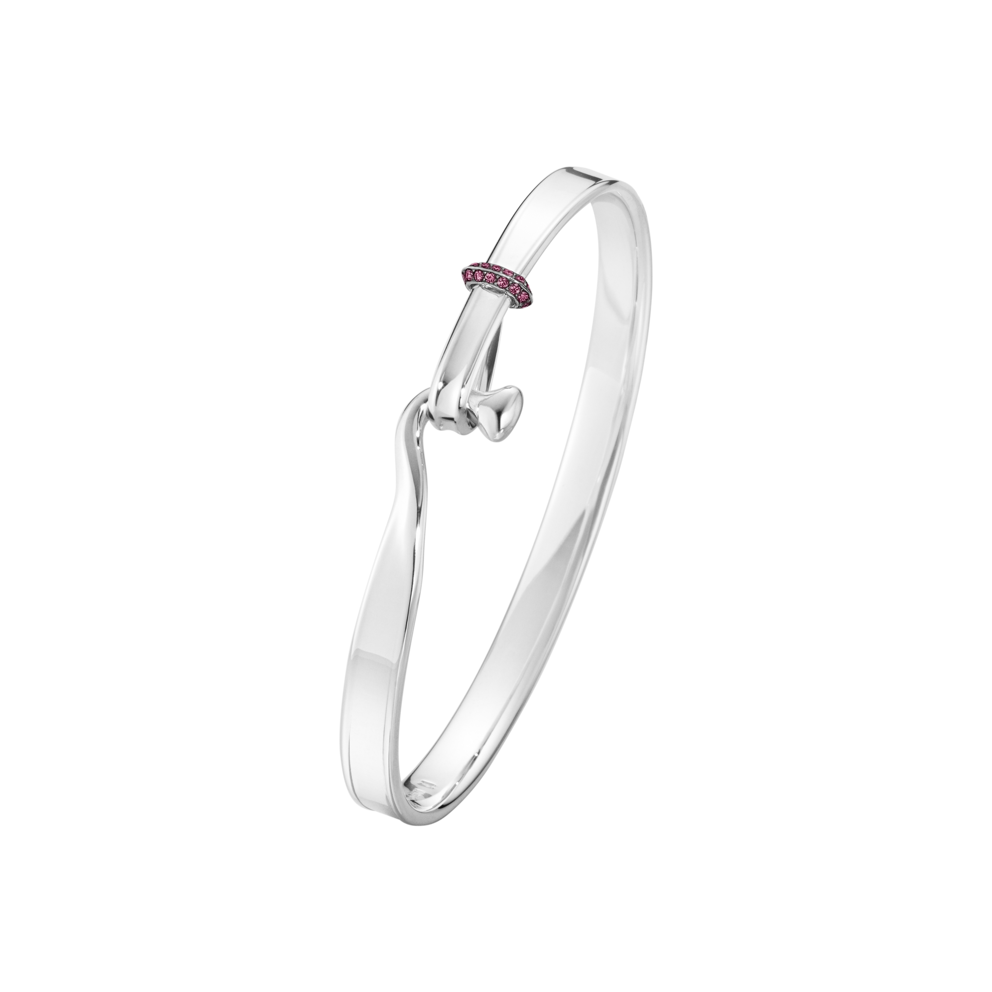 Georg Jensen - Torun Armring - Sølv - Pink safir - 20001334 Small