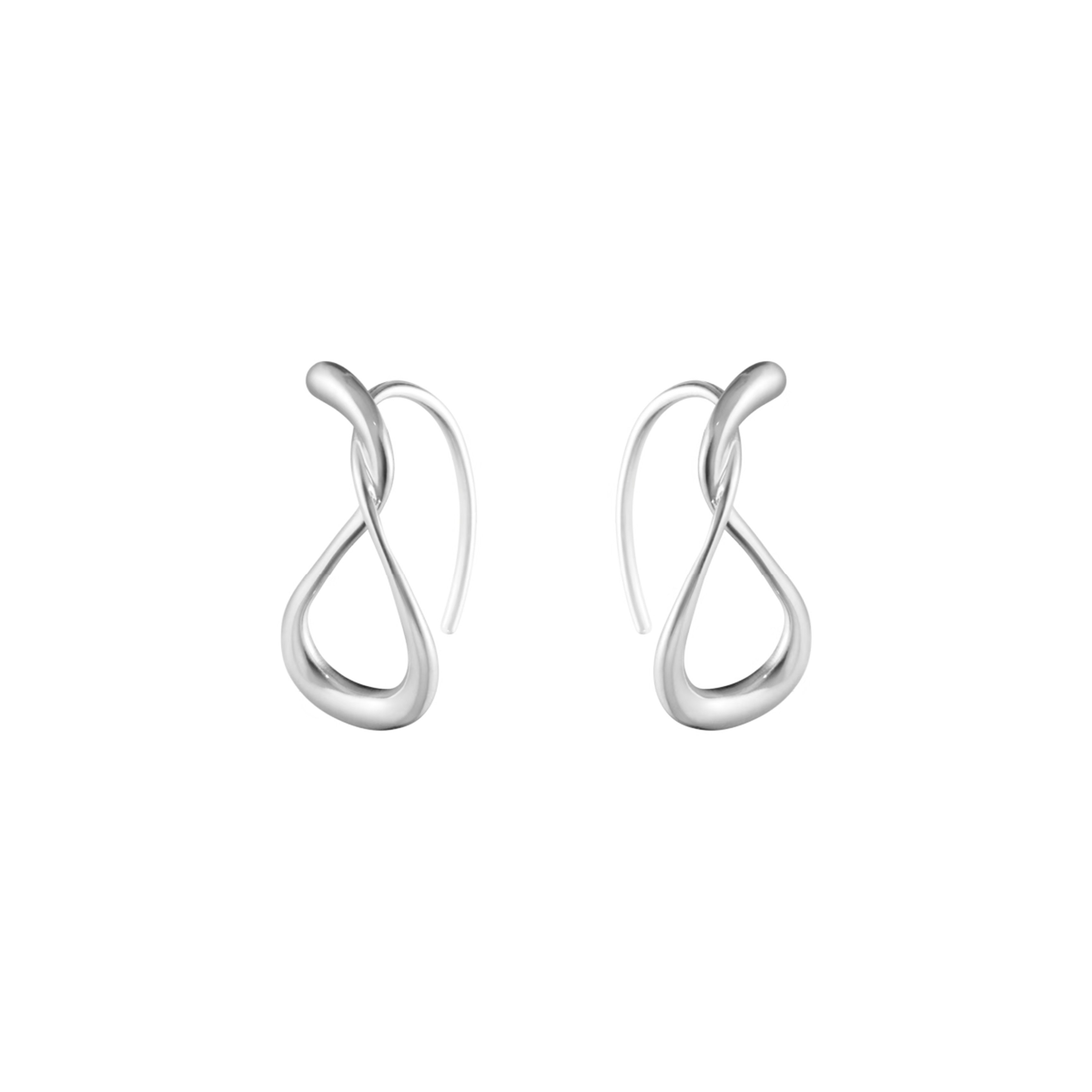 Georg Jensen - Mercy Hoops Øreringe - Små - Sølv - 20001403