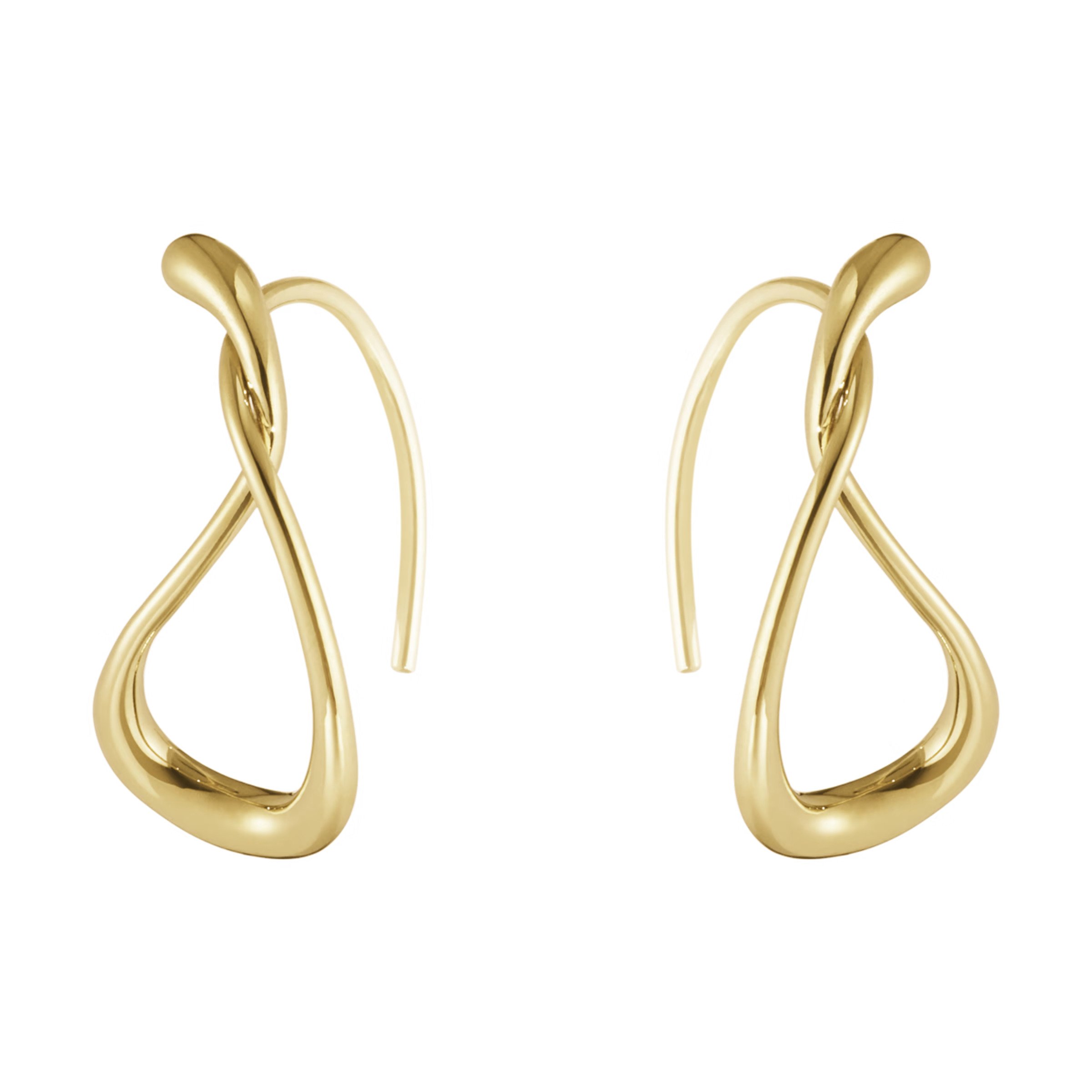 Georg Jensen - Mercy Hoops Øreringe - Små - Guld - 20001407
