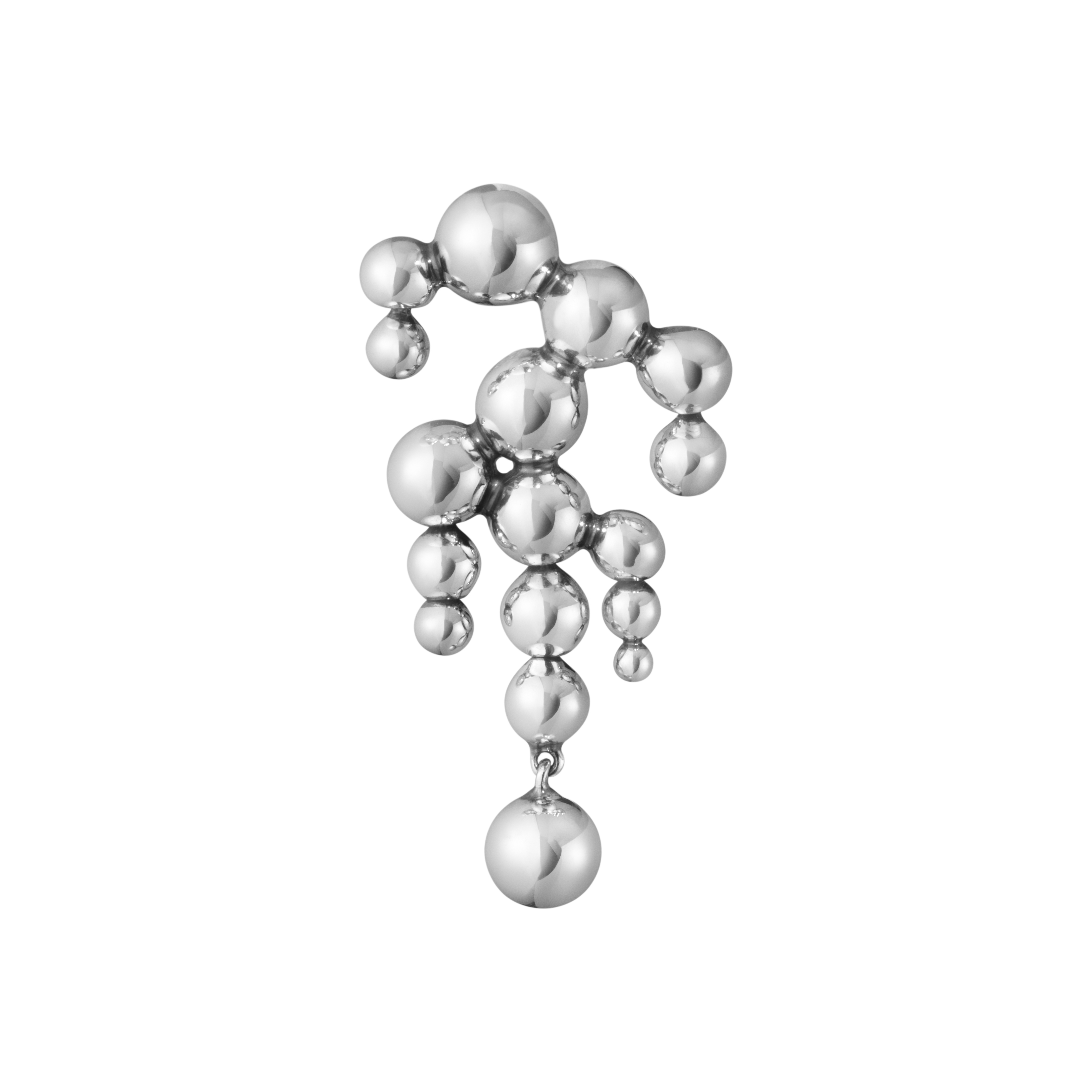 Georg Jensen - Moonlight Grapes - Chandelier - Øreringe - Stor - Sølv - 20001412 Venstre