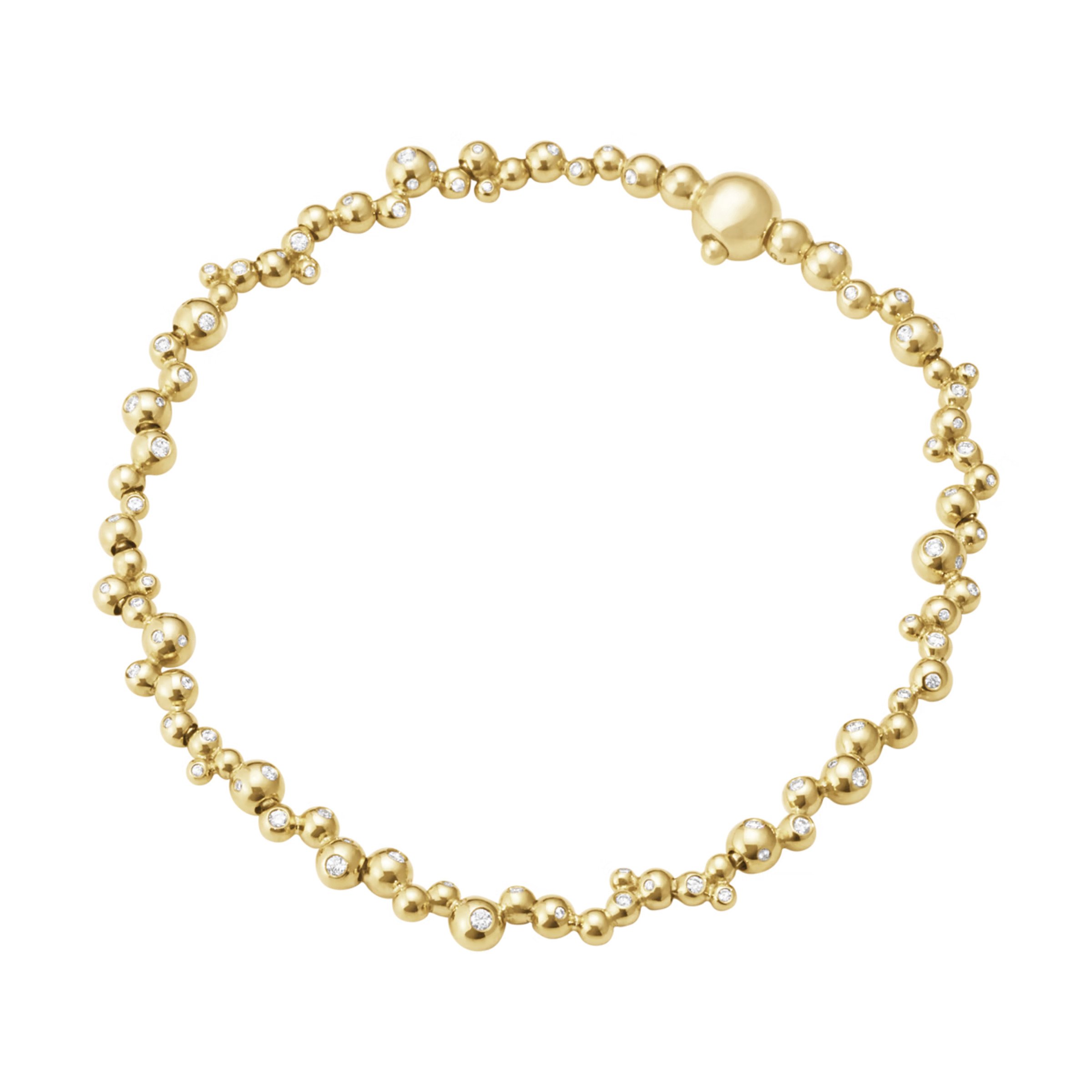 Georg Jensen - Moonlight Grapes - Armbånd - Guld - Diamanter - 20001419 M