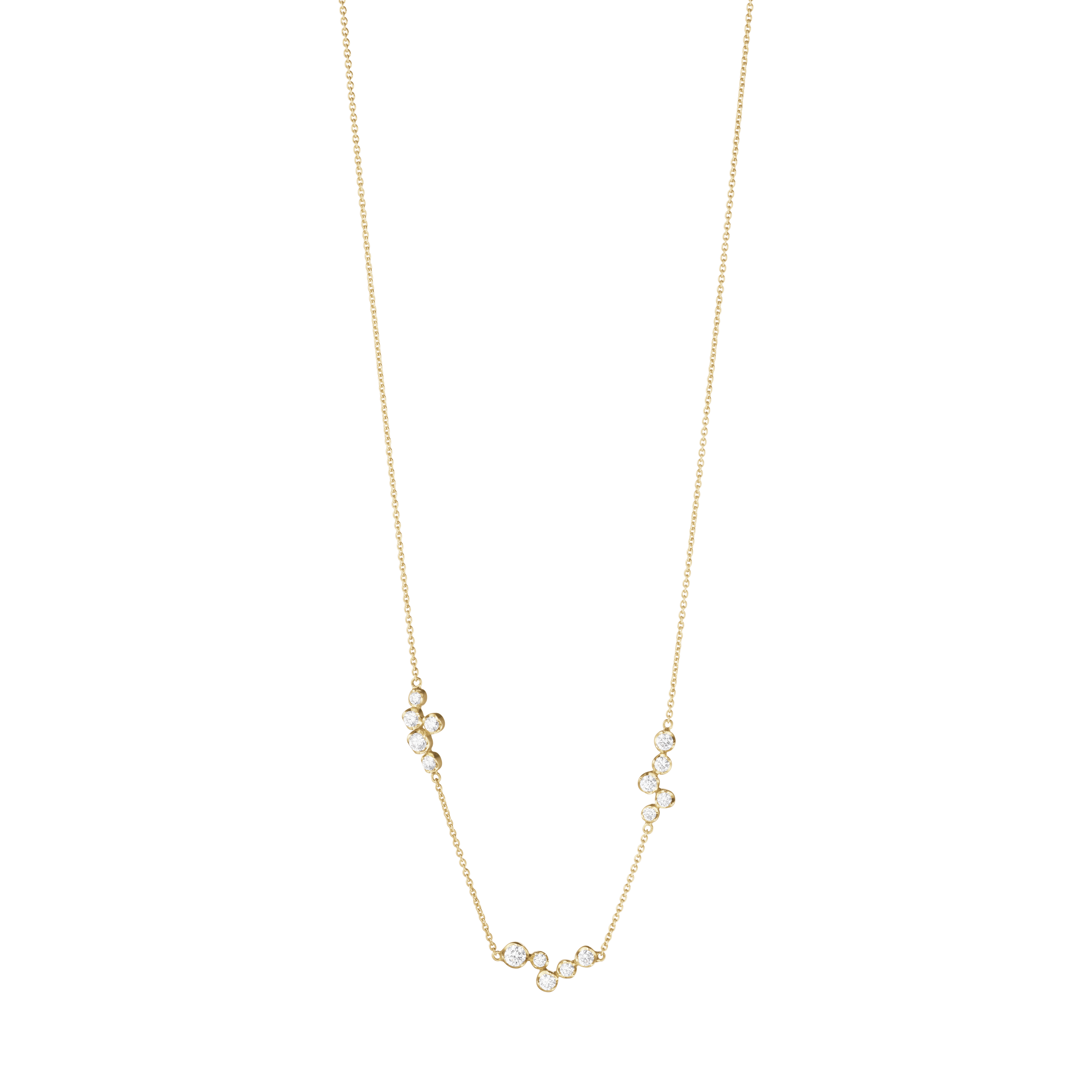 Georg Jensen - SIGNATURE DIAMONDS vedhæng - Halskæde - Guld - 20001501