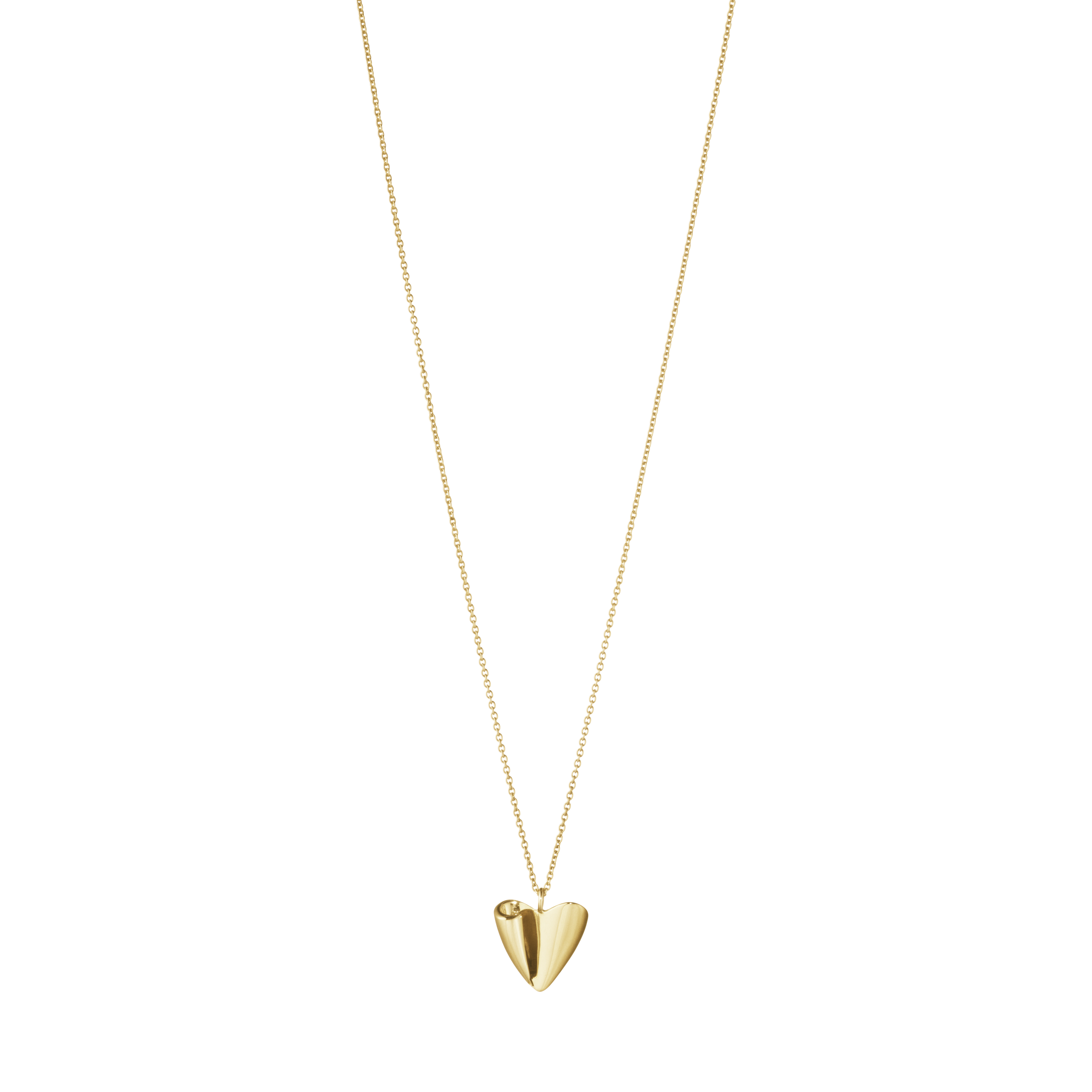 Georg Jensen - 2024 Heart Hjerte Halskæde Med Vedhæng - Guld - 20001520