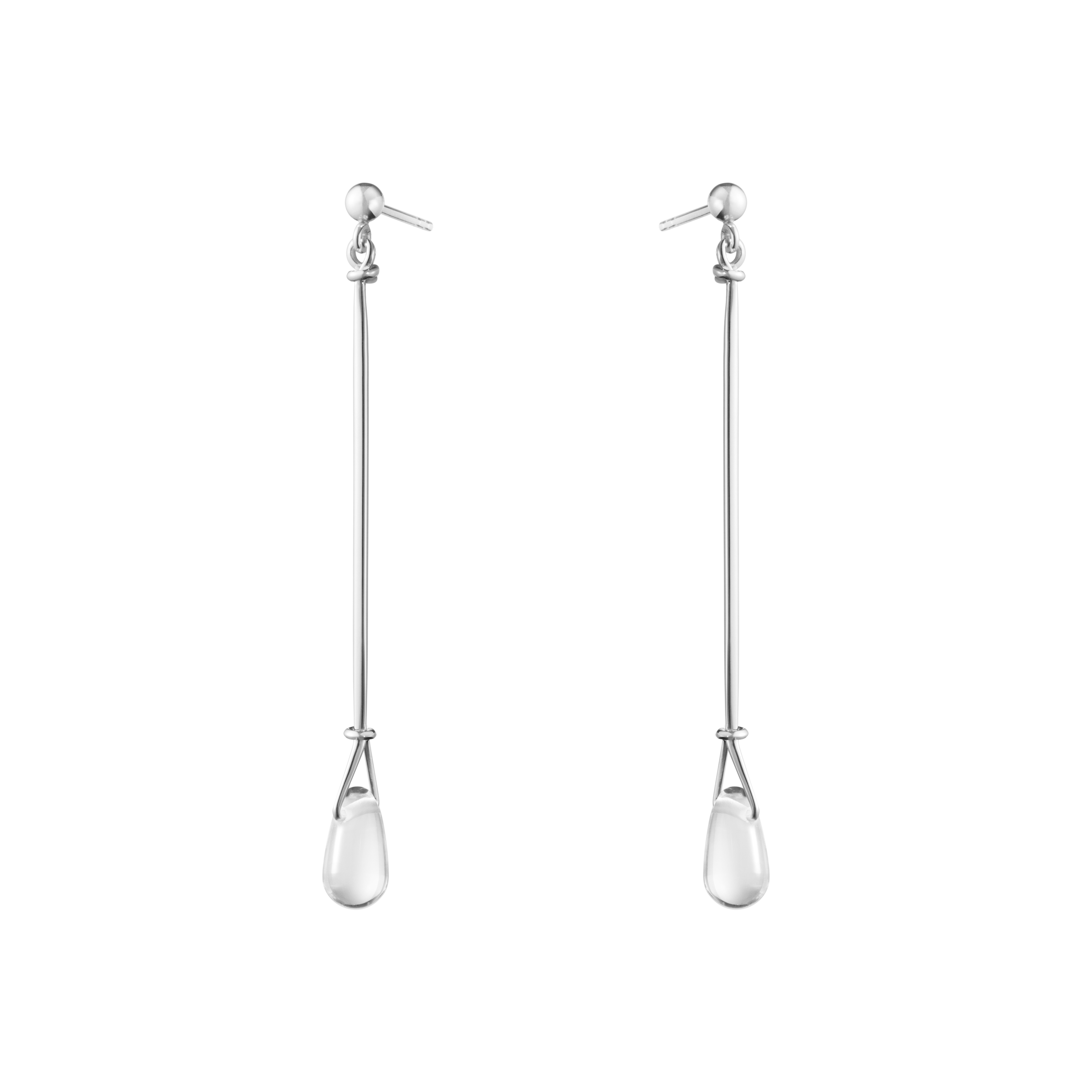 Georg Jensen - Vivianna - Øreringe - Sølv - Krystal - 20001652