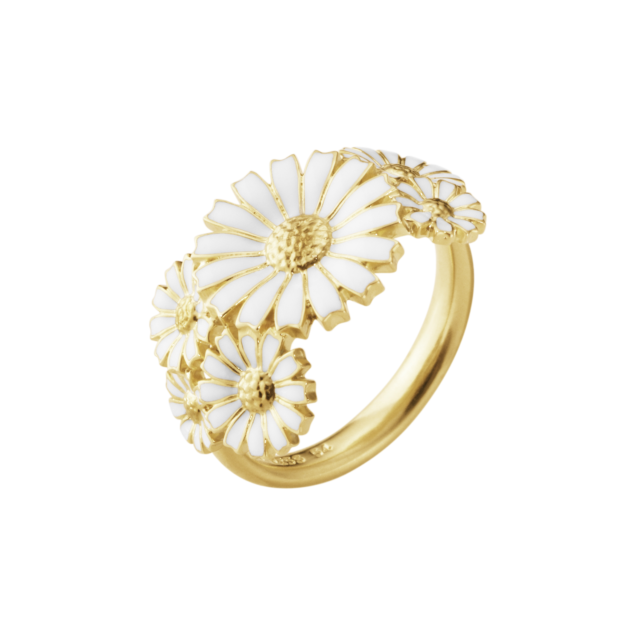 Georg Jensen - Daisy ring i lag - Sølv - 20001672 55