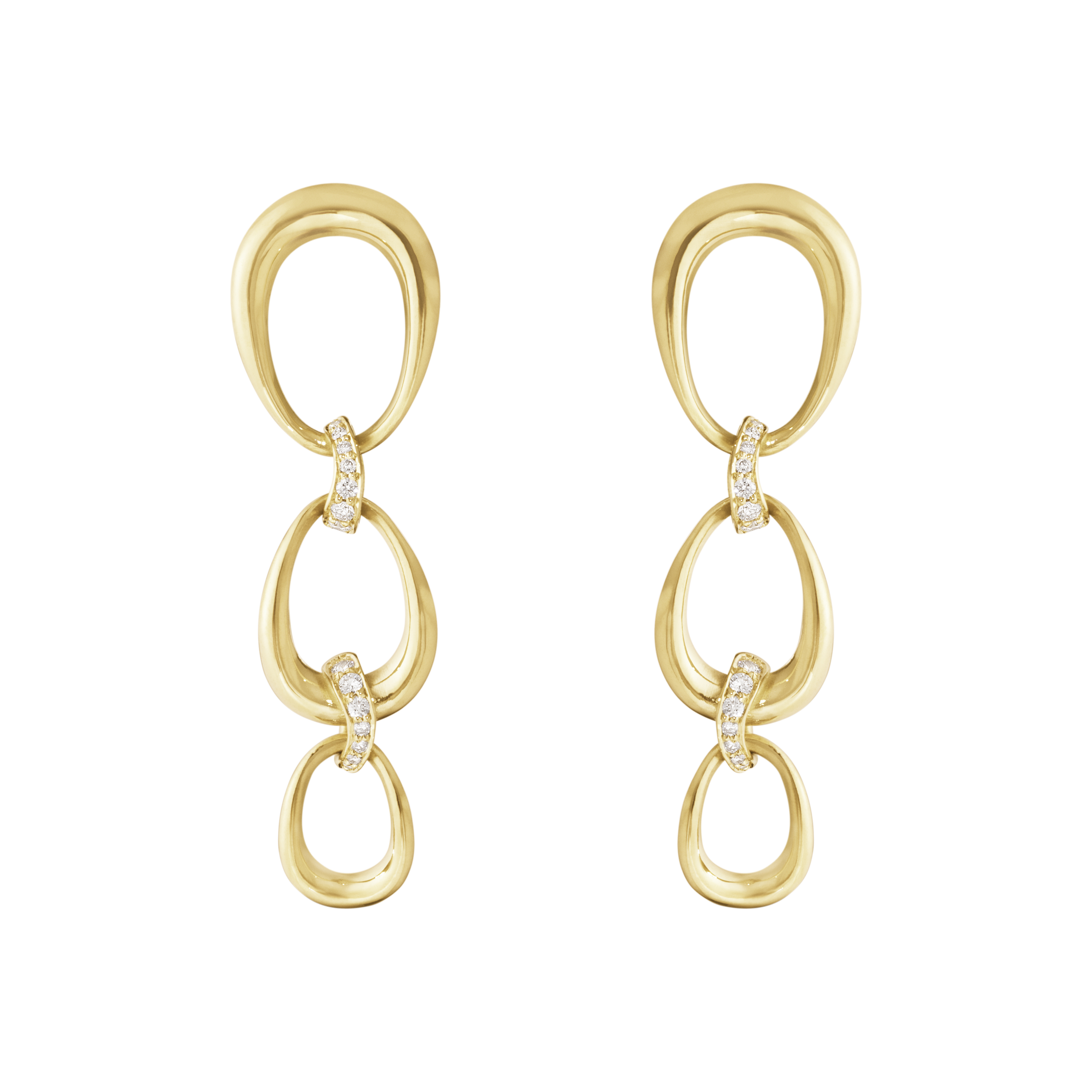 Georg Jensen - Offspring Øreringe - guld - Diamanter - 20001753