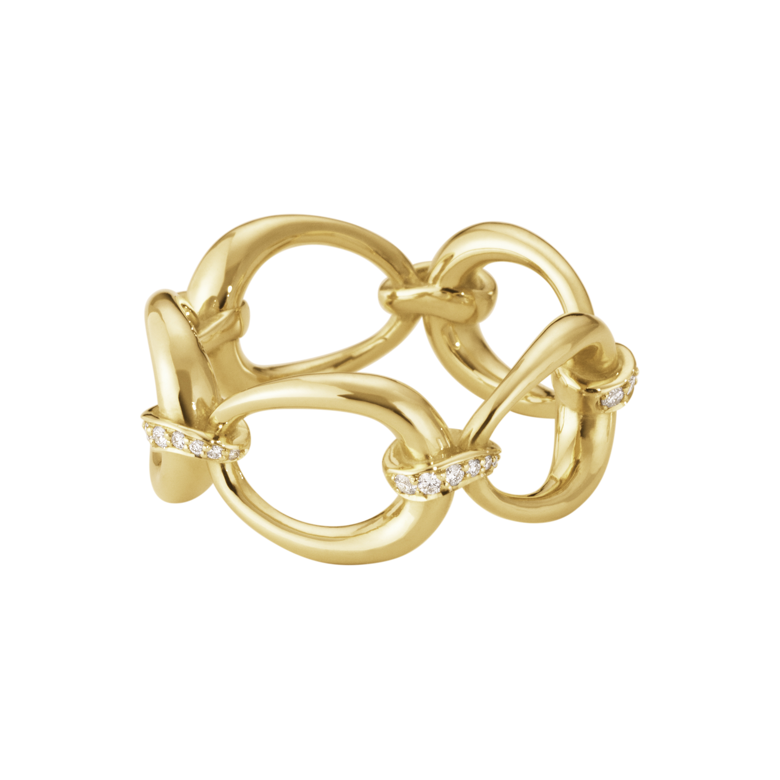 Georg Jensen - Offspring Ring - guld - diamanter - 2000176 56
