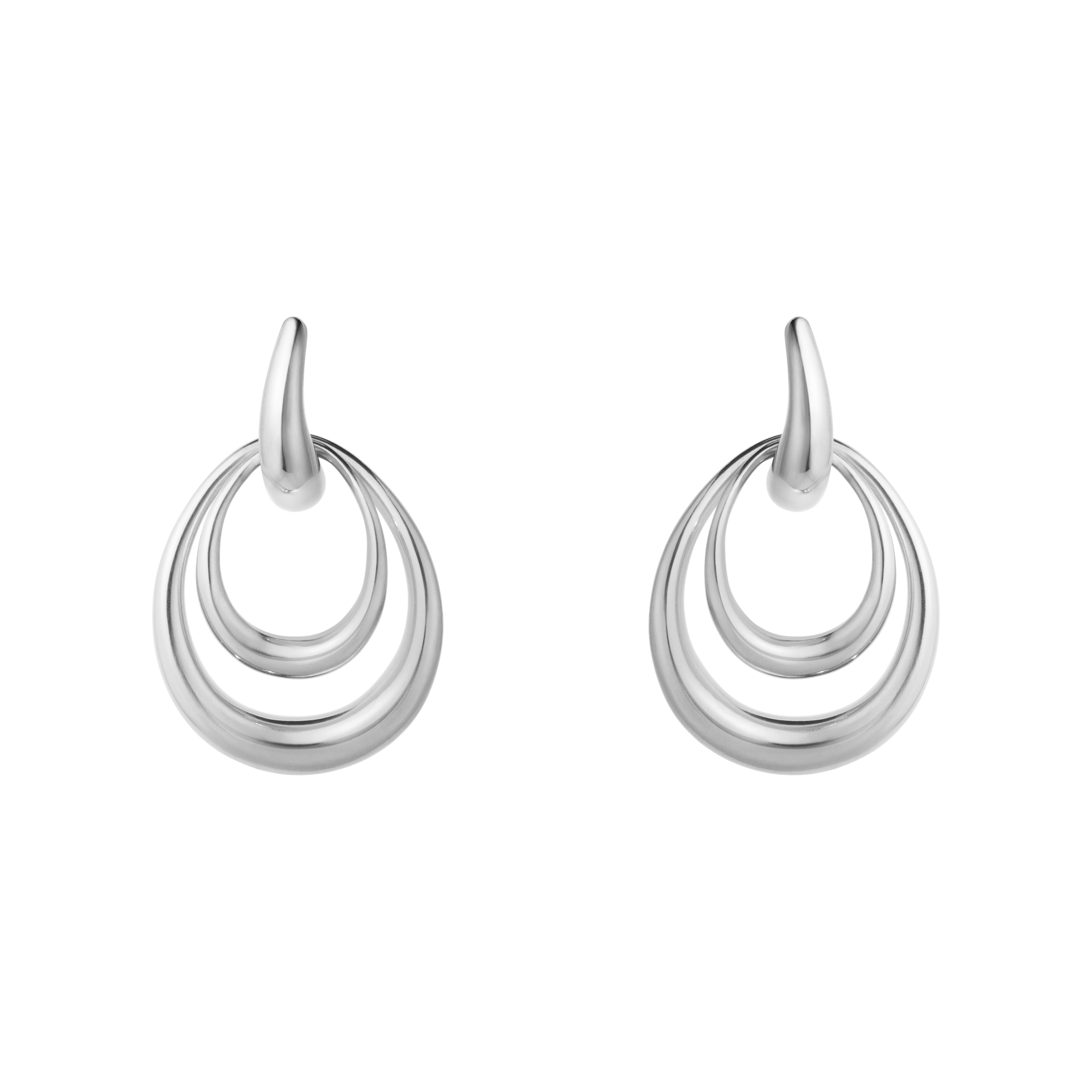 Georg Jensen - Offspring Øreringe - Medium - Sølv - 20001943