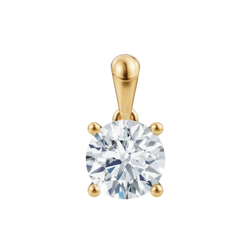 Lab Grown Diamonds - Guldvedhæng - Rødguld - Lab. Diamant 1,0ct - 24100510500