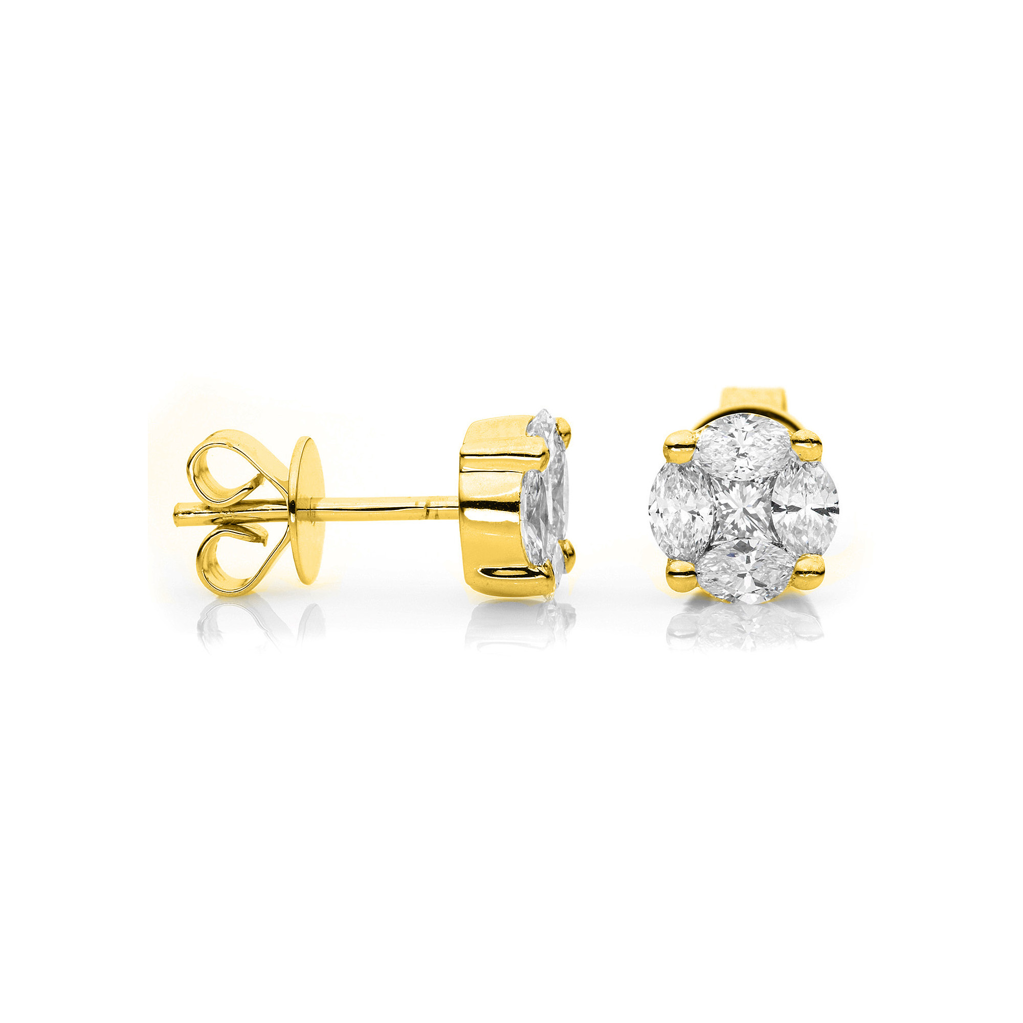 Guldbrandsen - Ørestikker - Øreringe - Guld - Diamanter - 2G519G4-1