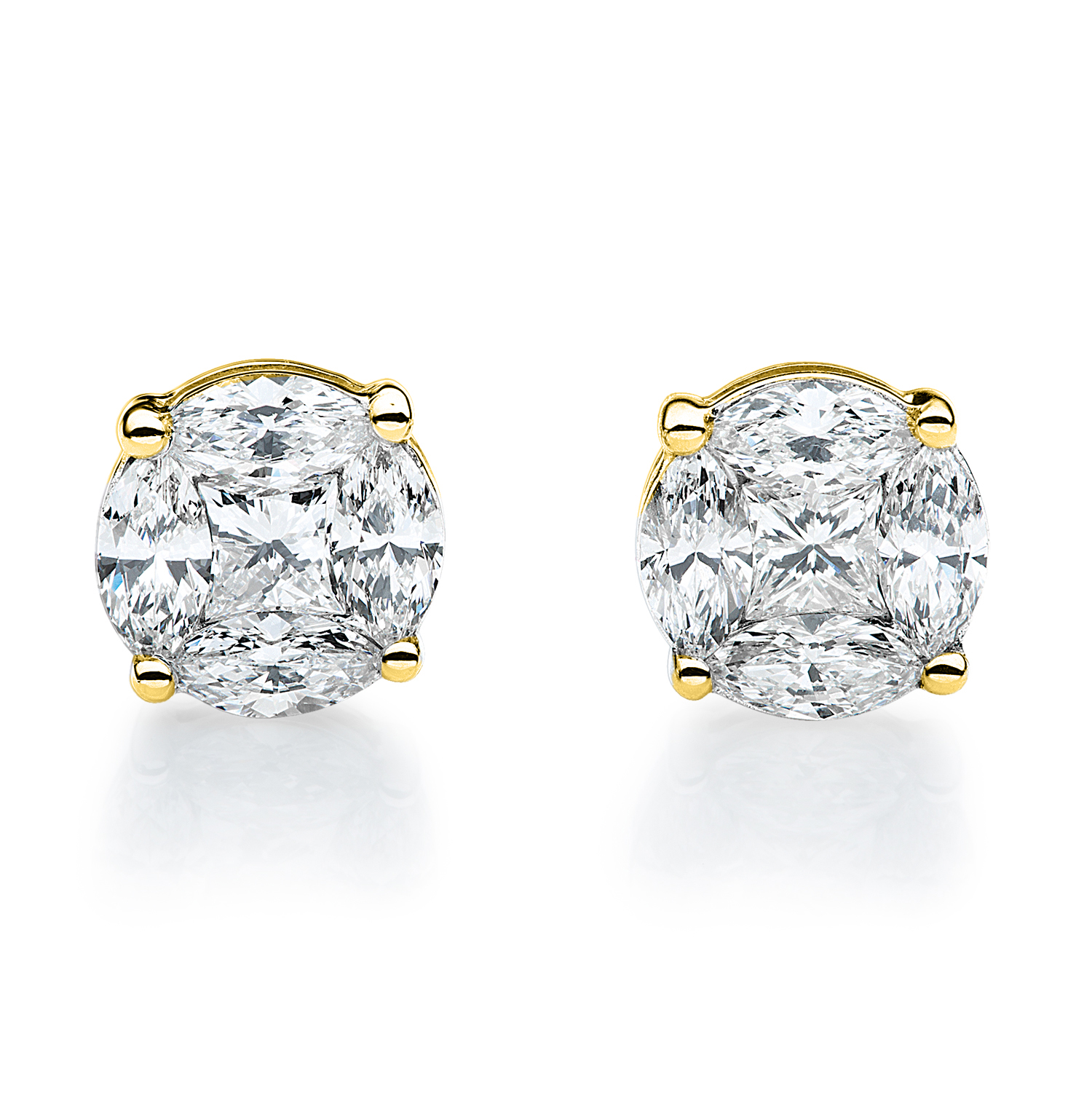 Guldbrandsen - Ørestikker - Øreringe - Guld - Diamanter - 2G527G4-1
