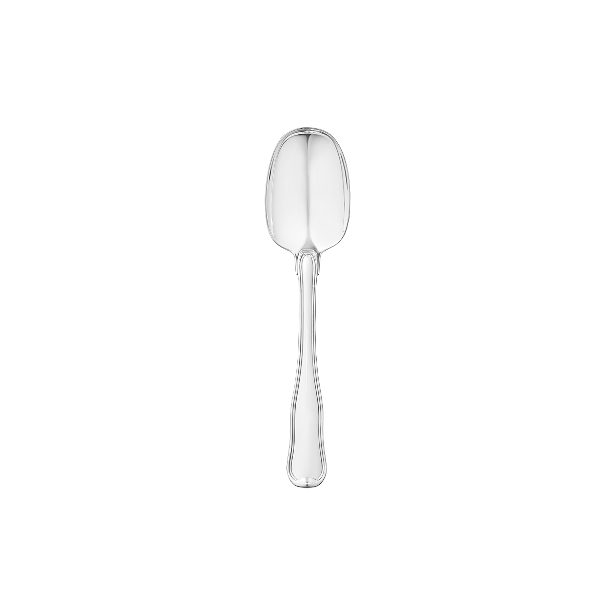 Georg Jensen - DOBBELT RIFLET Teske, Stor - Barneske - Sterlingsølv - 3100031