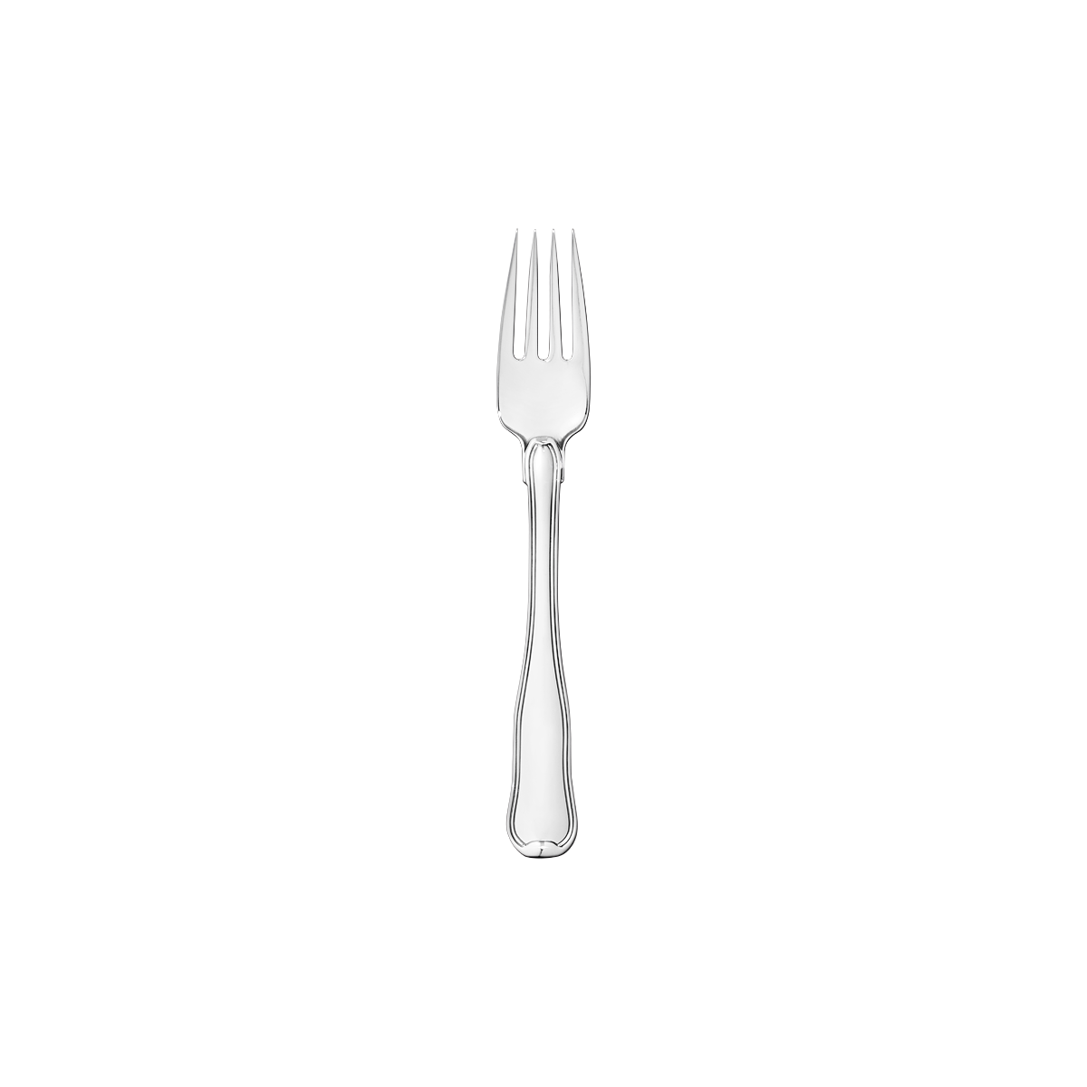 Georg Jensen - DOBBELT RIFLET Barnegaffel - Sterlingsølv - 3100082