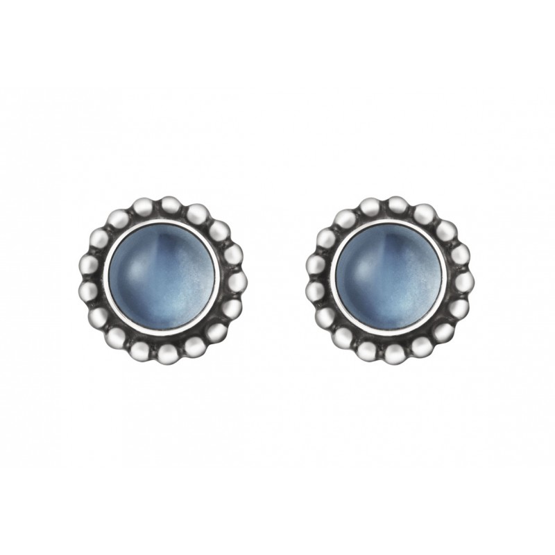 Georg Jensen - Moonlight Blossom Øreringe - Månesten - Sølv - 3538983