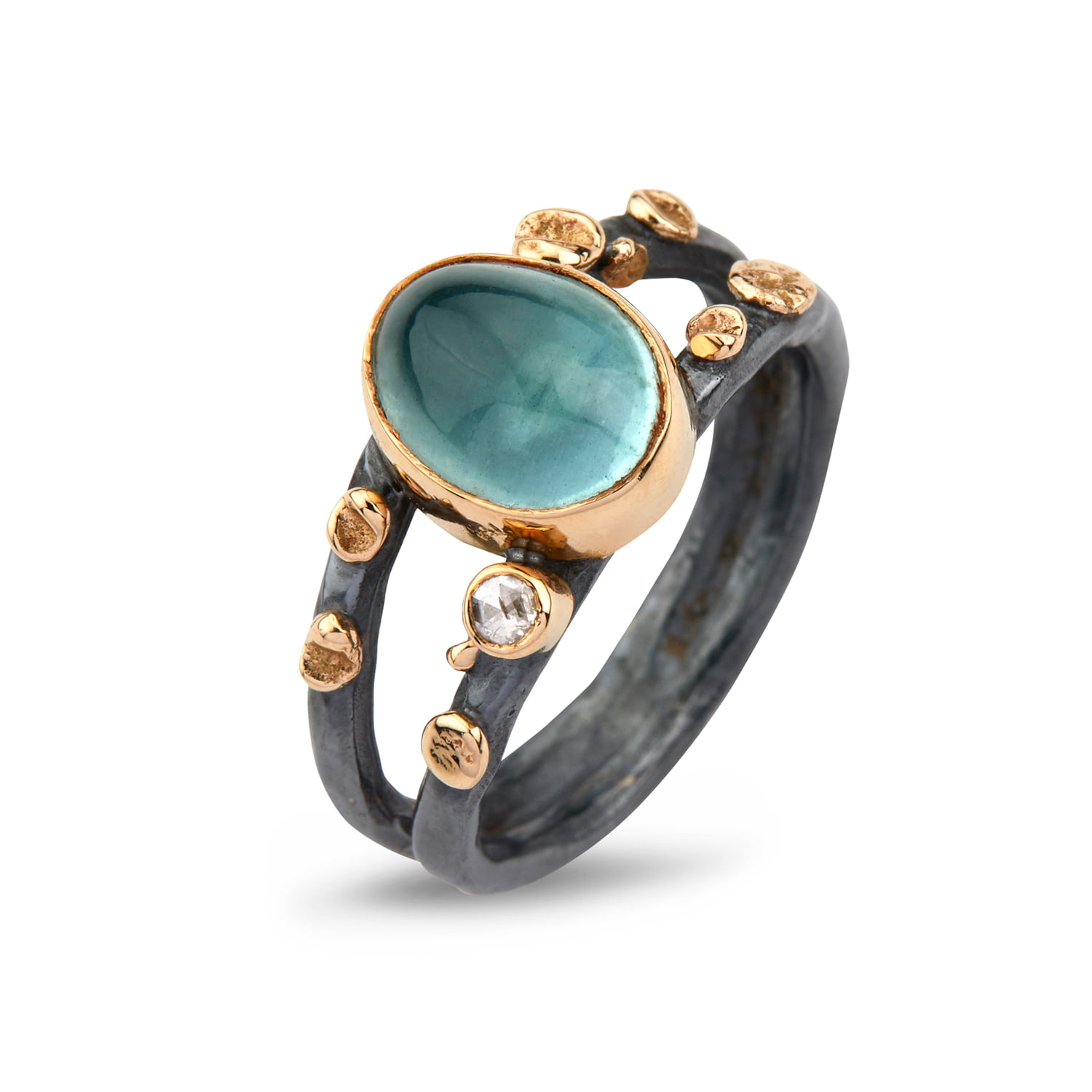 By Birdie - Cara Aquamarine Ring - 50110274F 56
