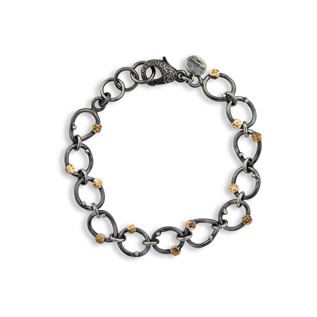 By Birdie - Orion Tiny Armbånd - Sølv, 14 KT Guld - 50301243