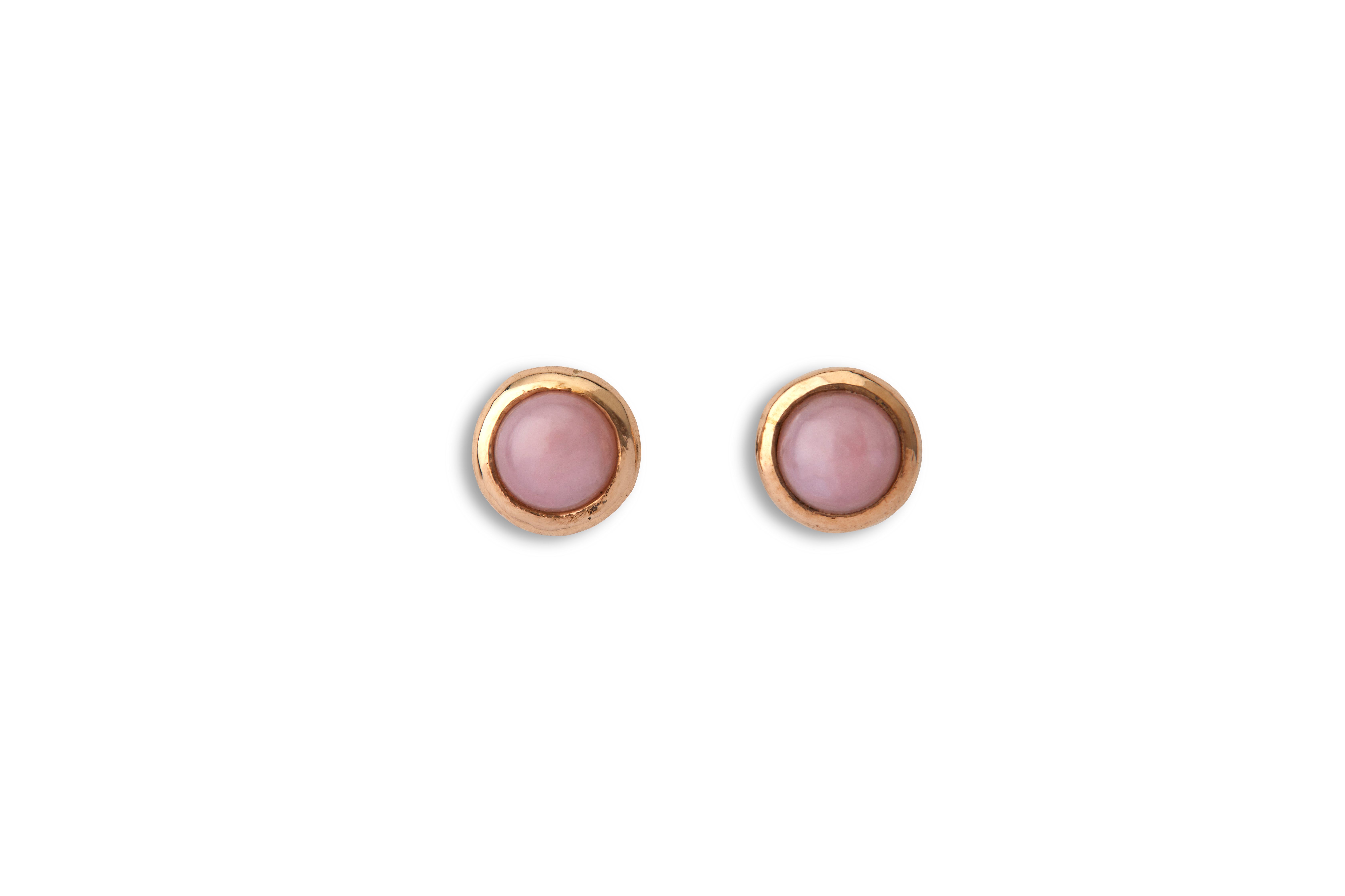 By Birdie - Victoria Pink Opal øreringe - 50811431k
