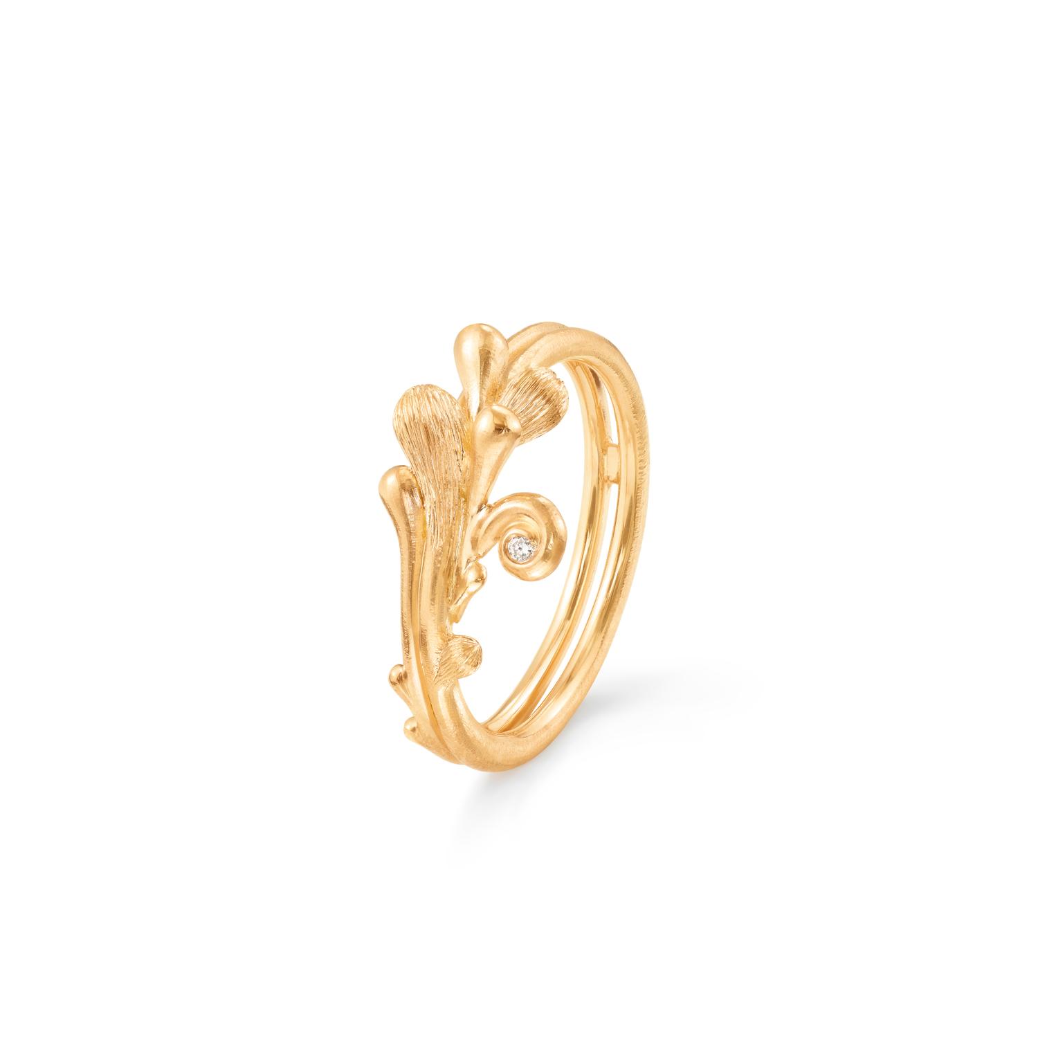 OLE LYNGGAARD COPENHAGEN - BoHo Ring - Guld - Diamant - A2947-401 54