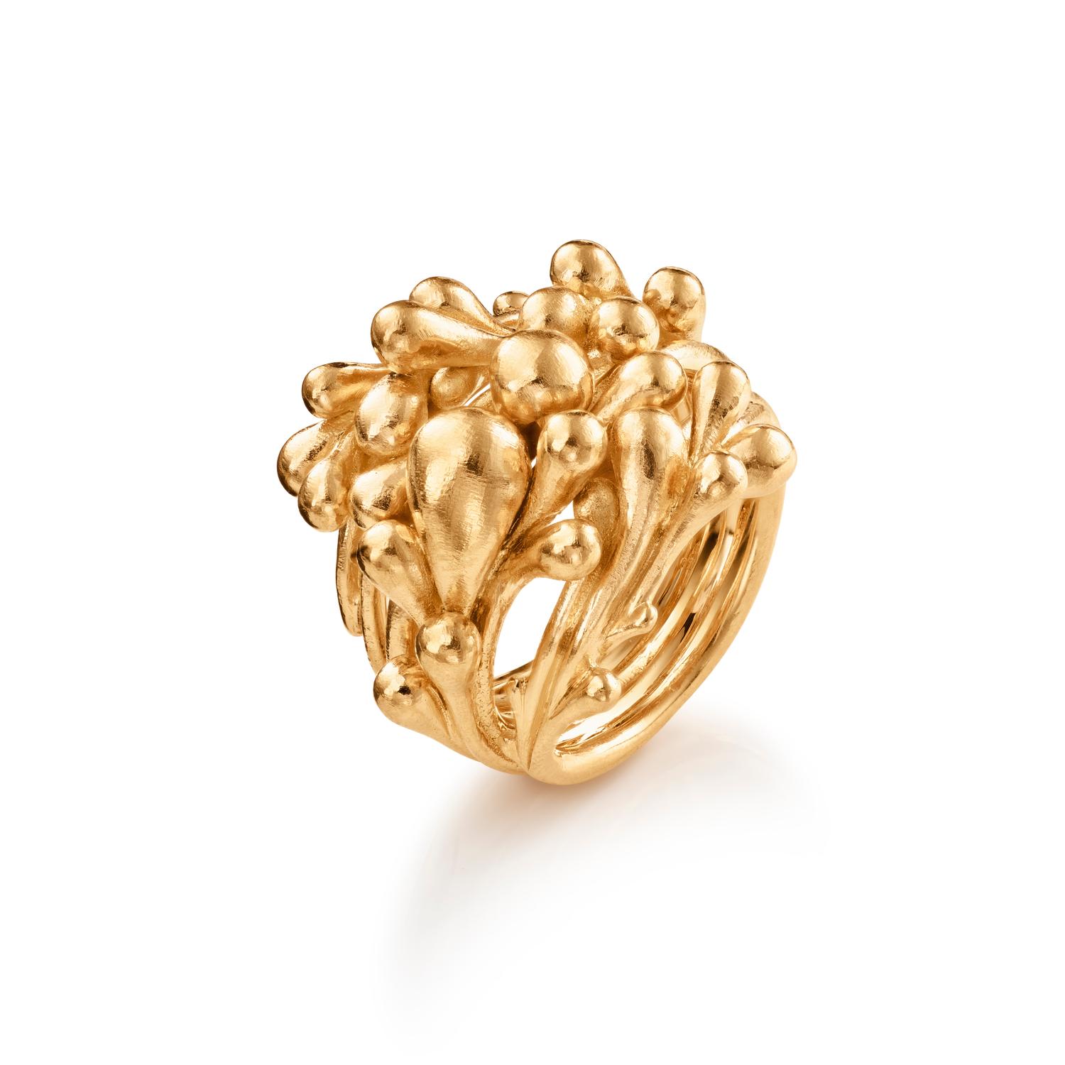 OLE LYNGGAARD COPENHAGEN - BoHo Cluster Ring - Guld - A3190-401 55