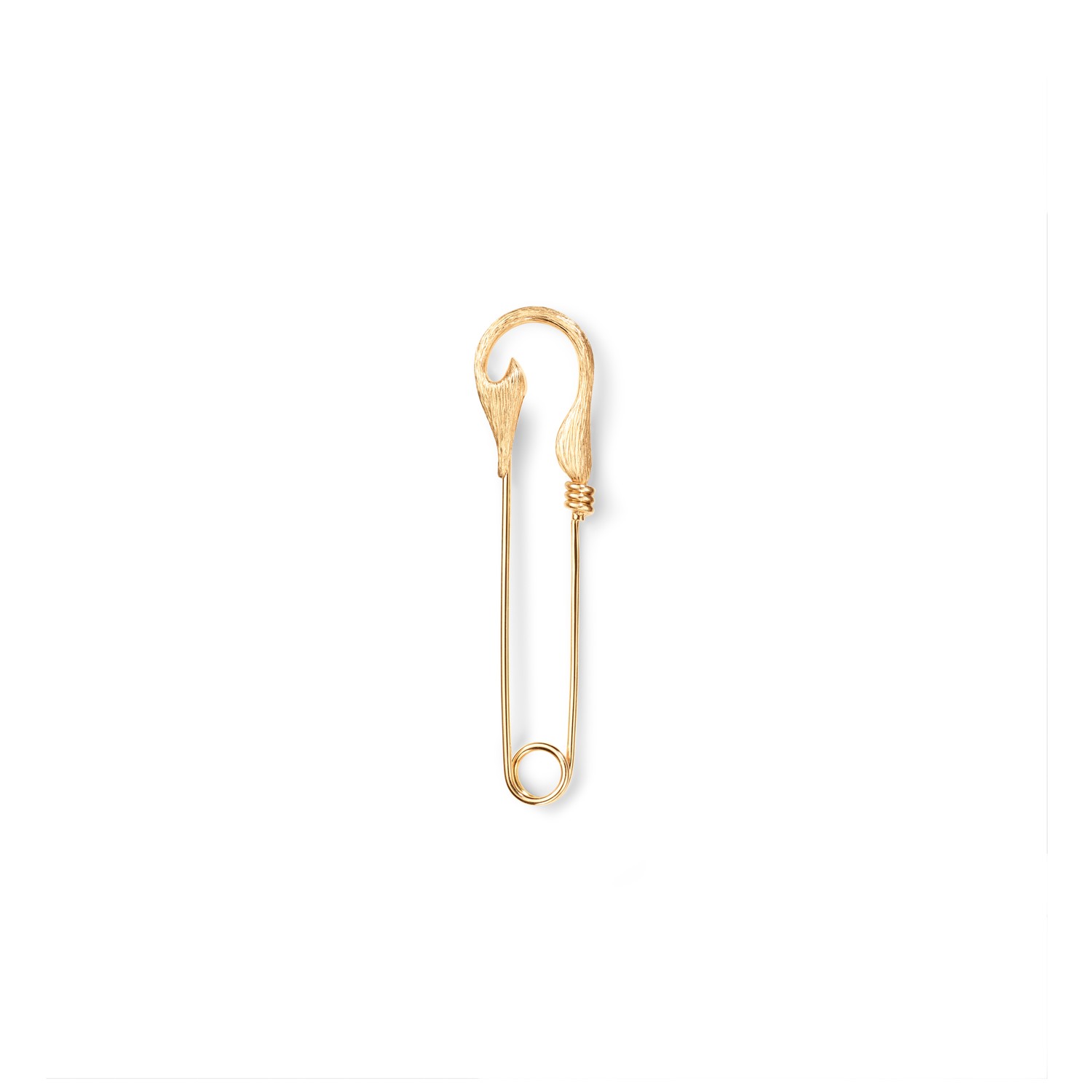 OLE LYNGGAARD COPENHAGEN - Under the sea Fish Hook broche - Lille -Guld - A3213-401