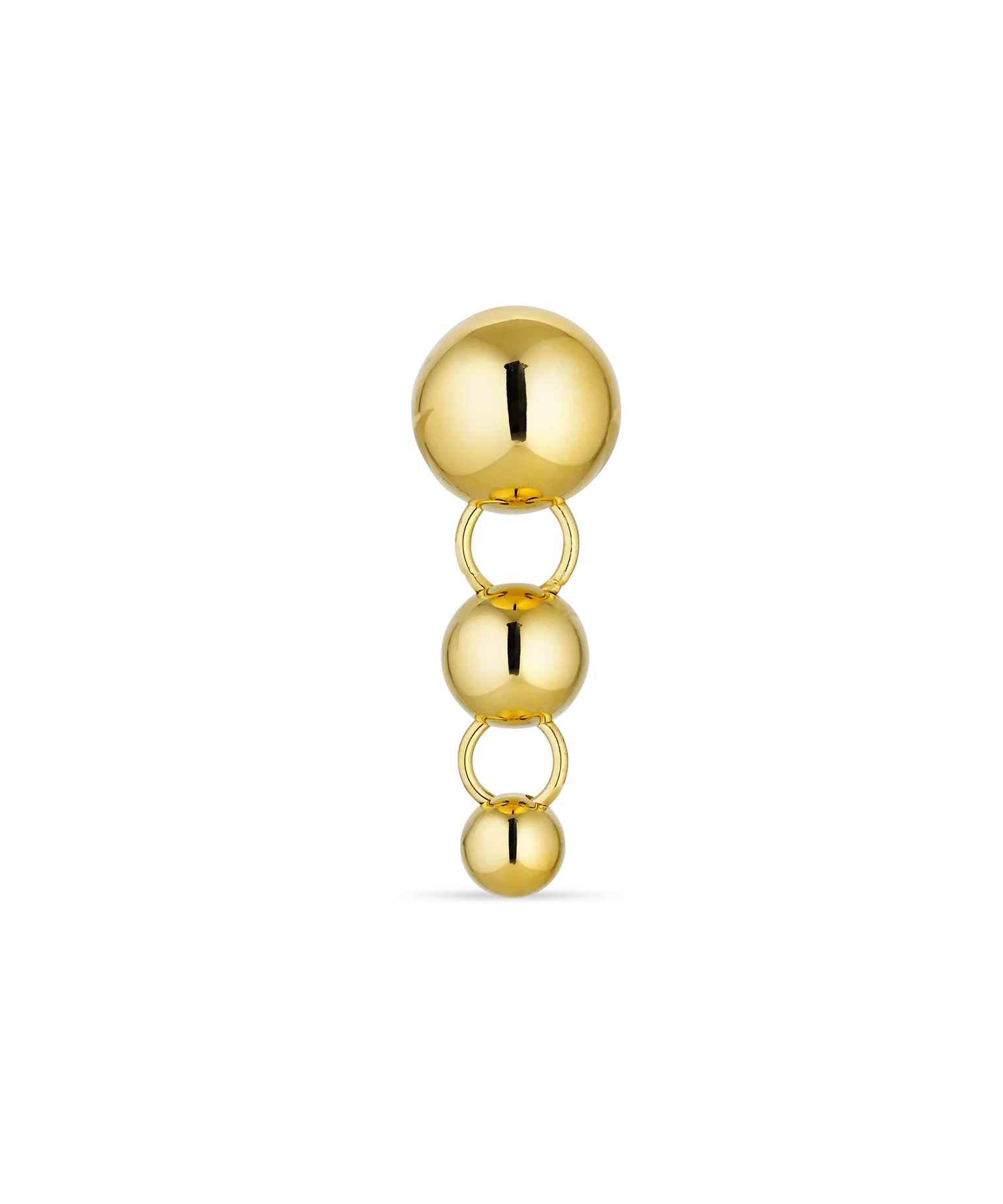 Jane Kønig - ATOMIC DROP STUD Ørering - Forgyldt Sølv - ADS-SS24-G
