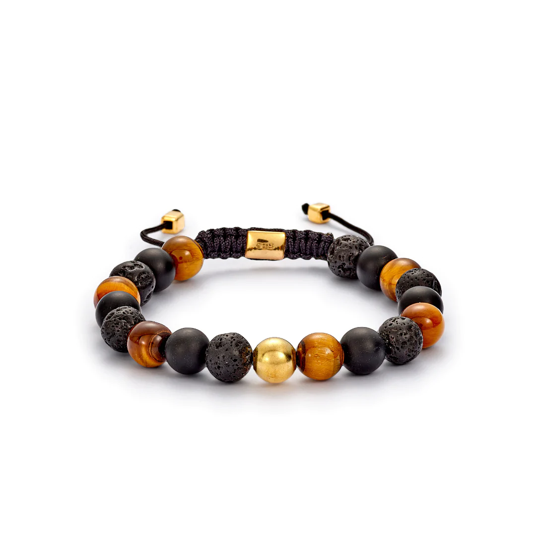 Alexander Lynggaard: ColorUp Los Angeles Braided armbånd (8mm) - B00023