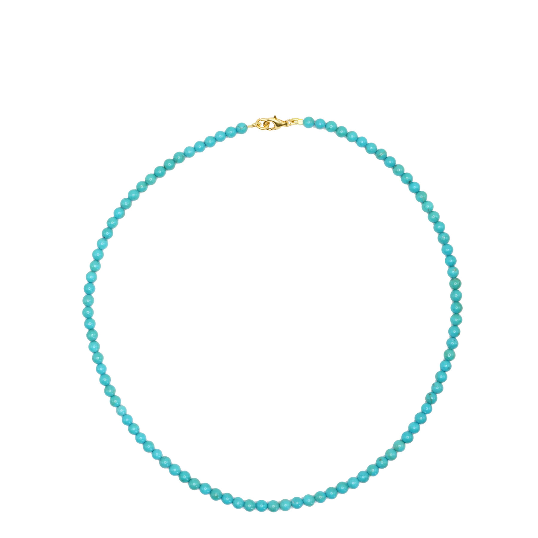 Jane Kønig - Bead necklace turquoise halskæde - BNT-HS26-G