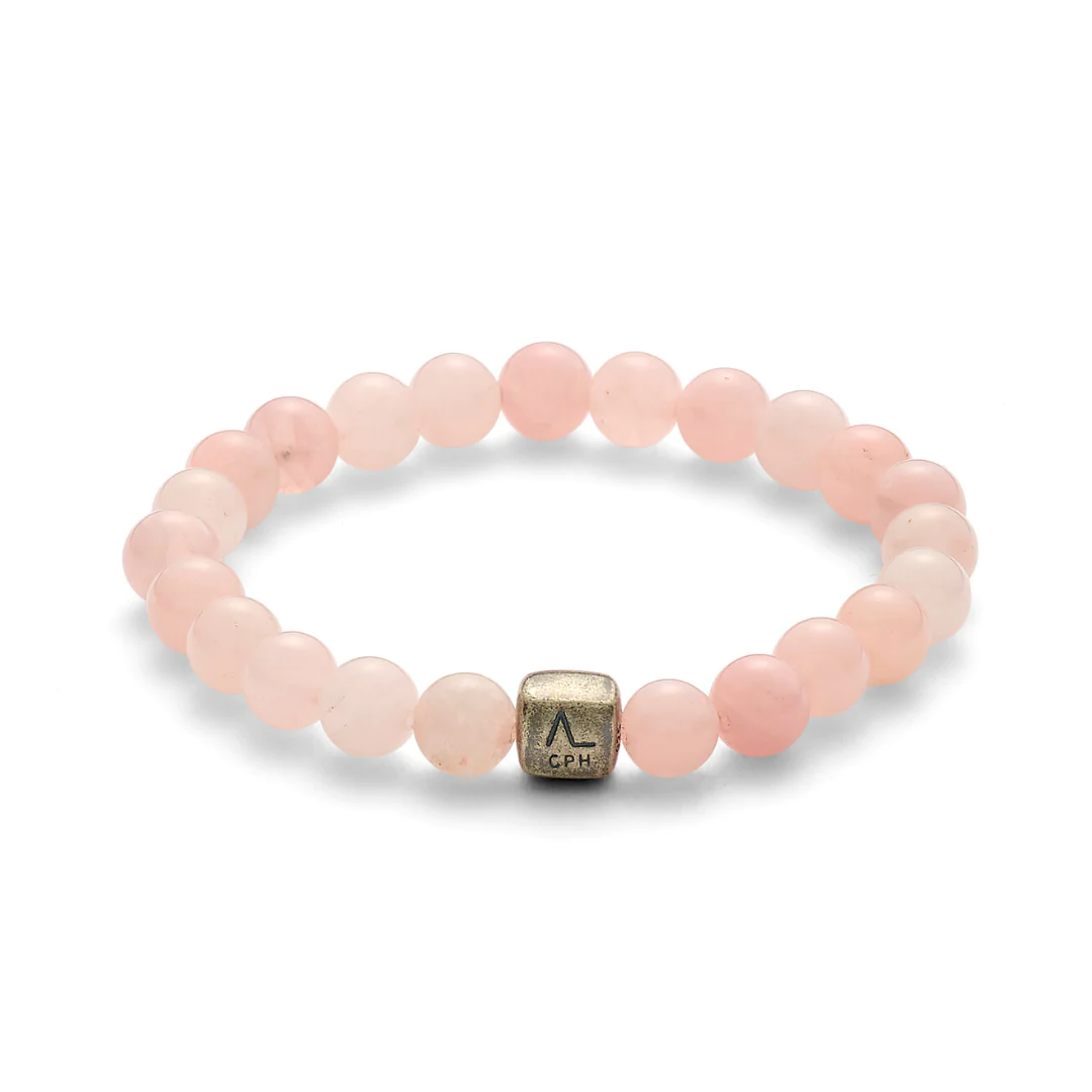 Alexander Lynggaard - ColorUp Rose Quartz armbånd (8mm) - C00290 Large (17,6 - 18,5 cm)