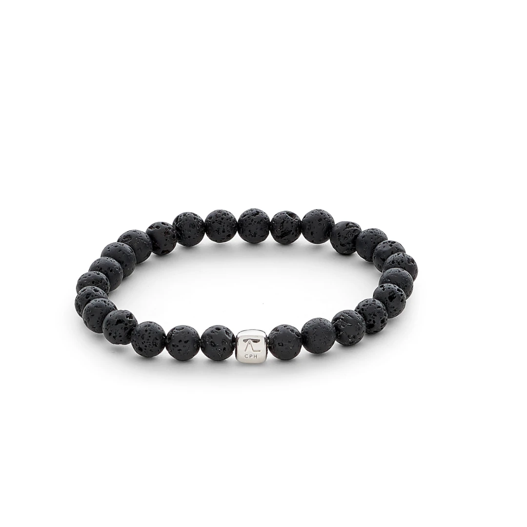 Alexander Lynggaard - ColorUp Lava Stone armbånd (6mm) - C00230 Large (17,6 - 18,5 cm)