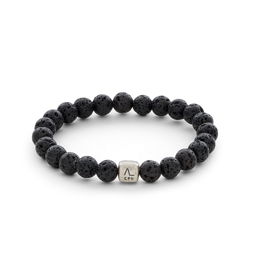 Alexander Lynggaard - ColorUp Lava Stone armbånd (8mm) - C00240 Large (17,6 - 18,5 cm)