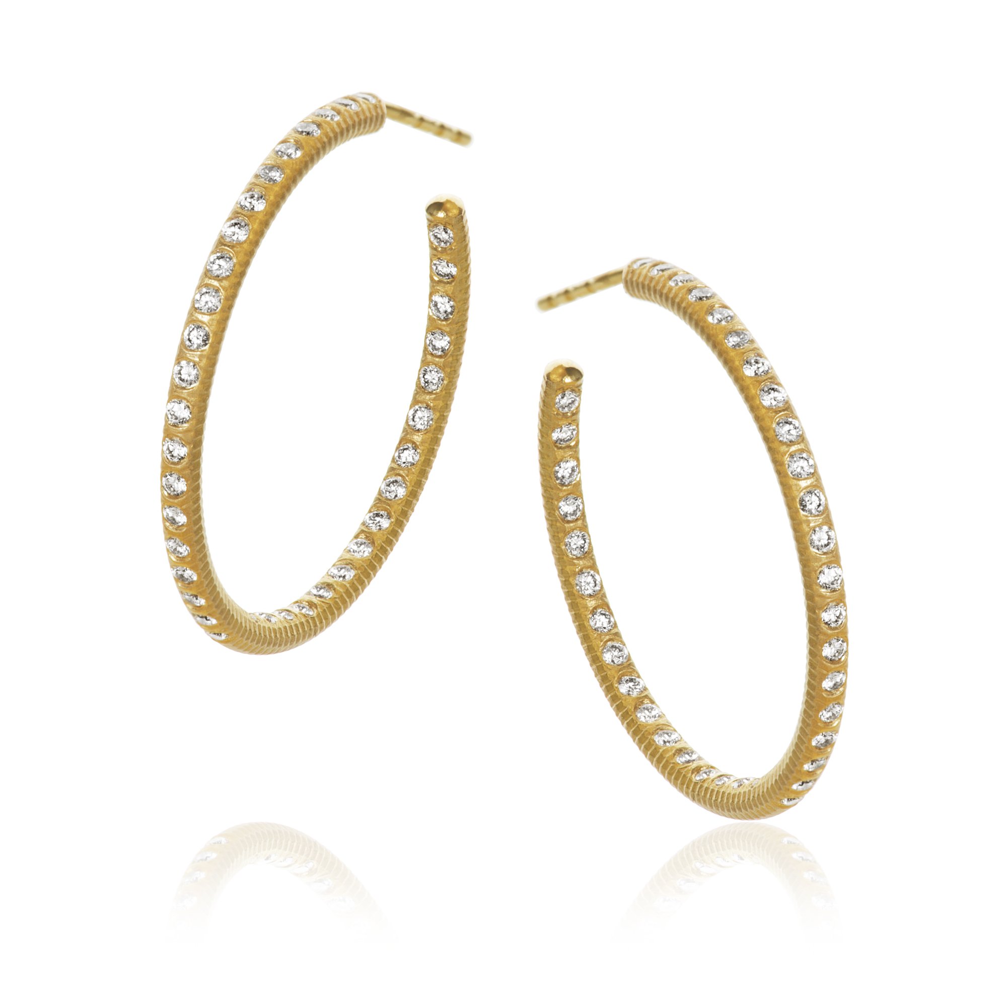 Dulong - Esme Galaxy øreringe - Store - Guld & Brillanter - 241234A5057-1