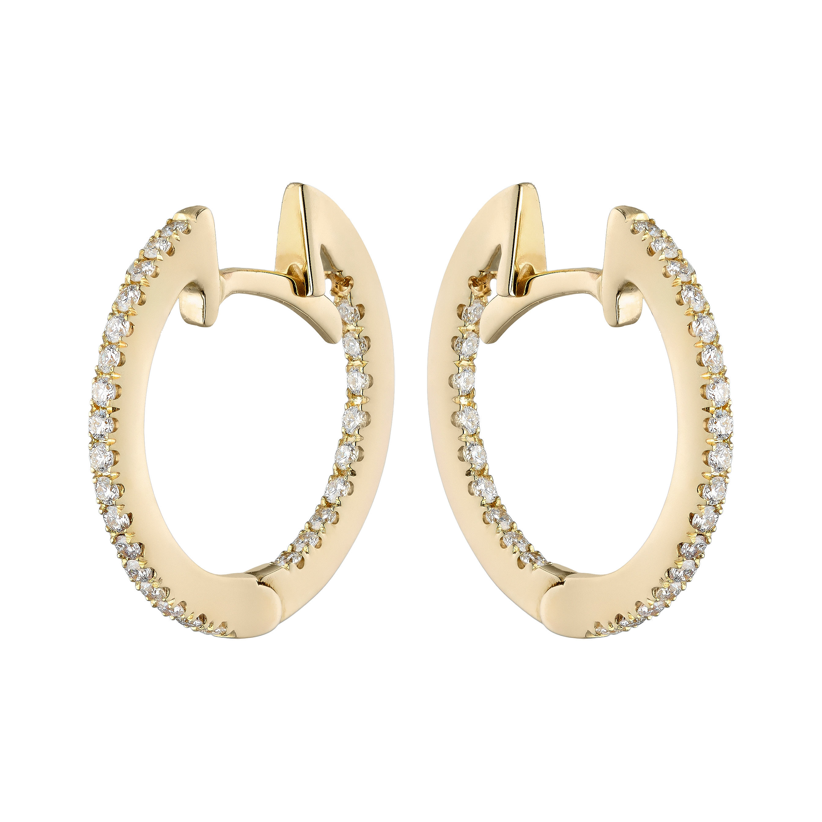Guldbrandsen - Lux Creoler - Str. 1 - Guld - Brillanter - GUE038-Y