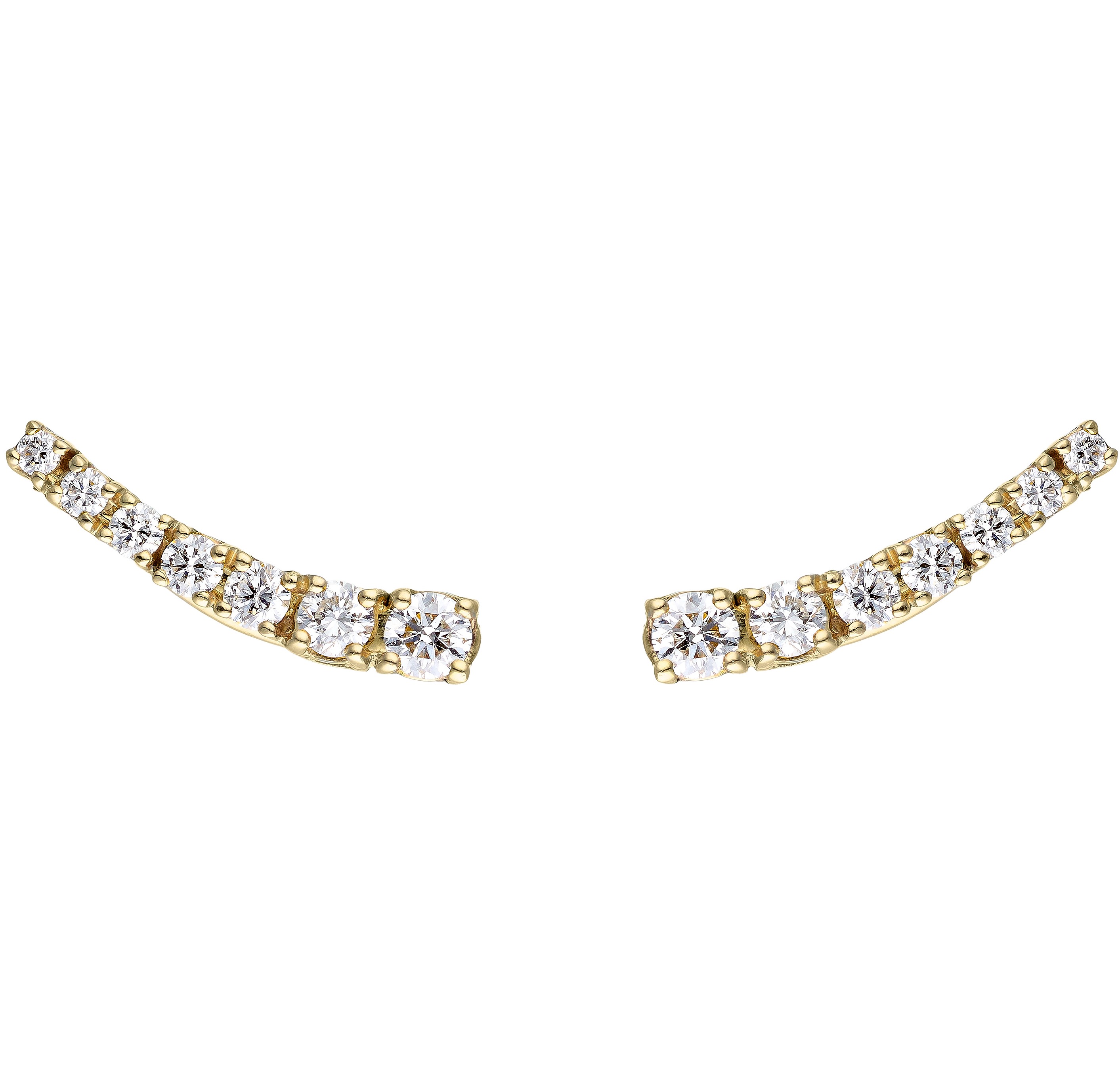 Guldbrandsen - Earcuff - Stor - 14Kt. Guld - Brillanter - GUE149-Y