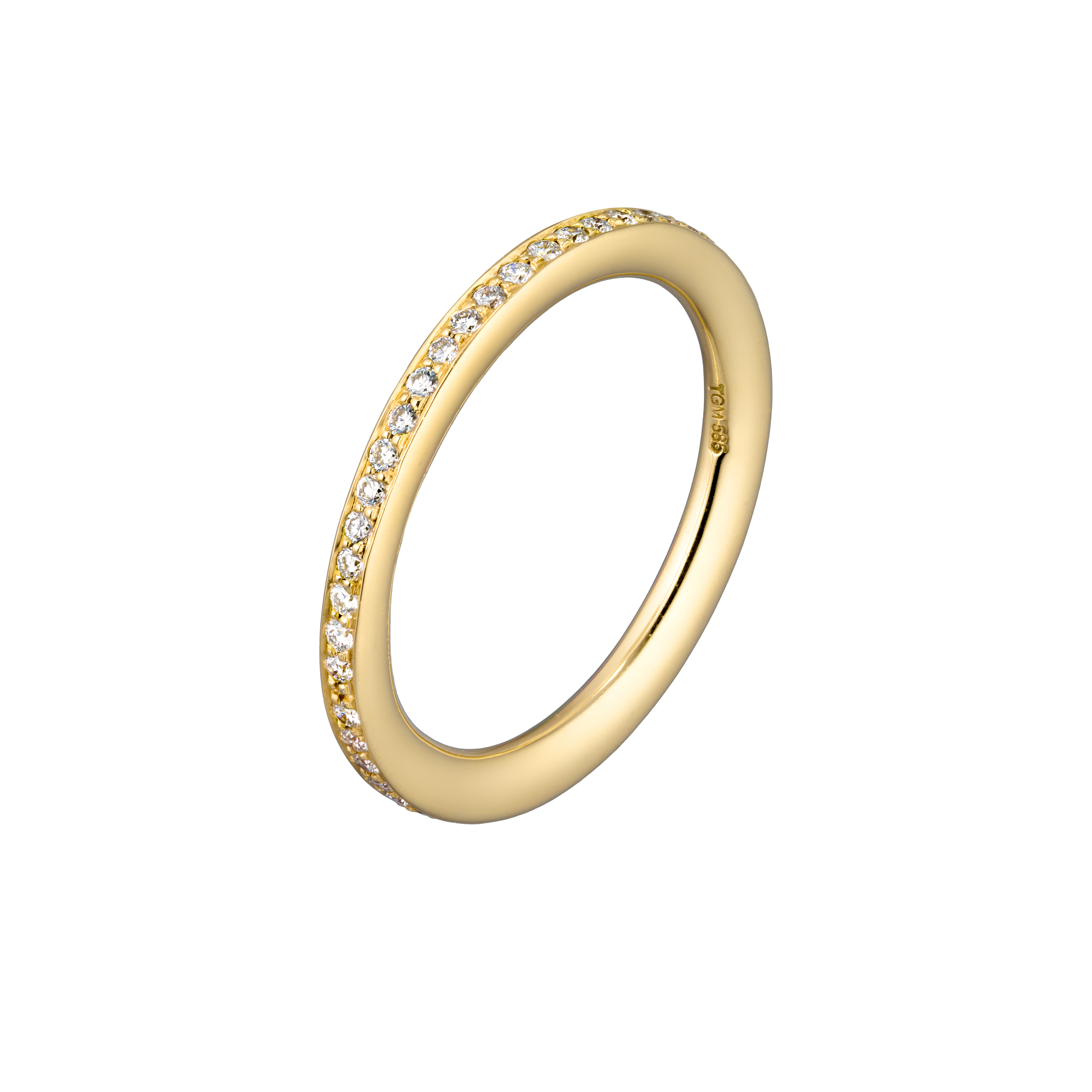 Guldbrandsen - Slice Ring - 14 KT. Guld & Brillanter - GUR008-Y 59