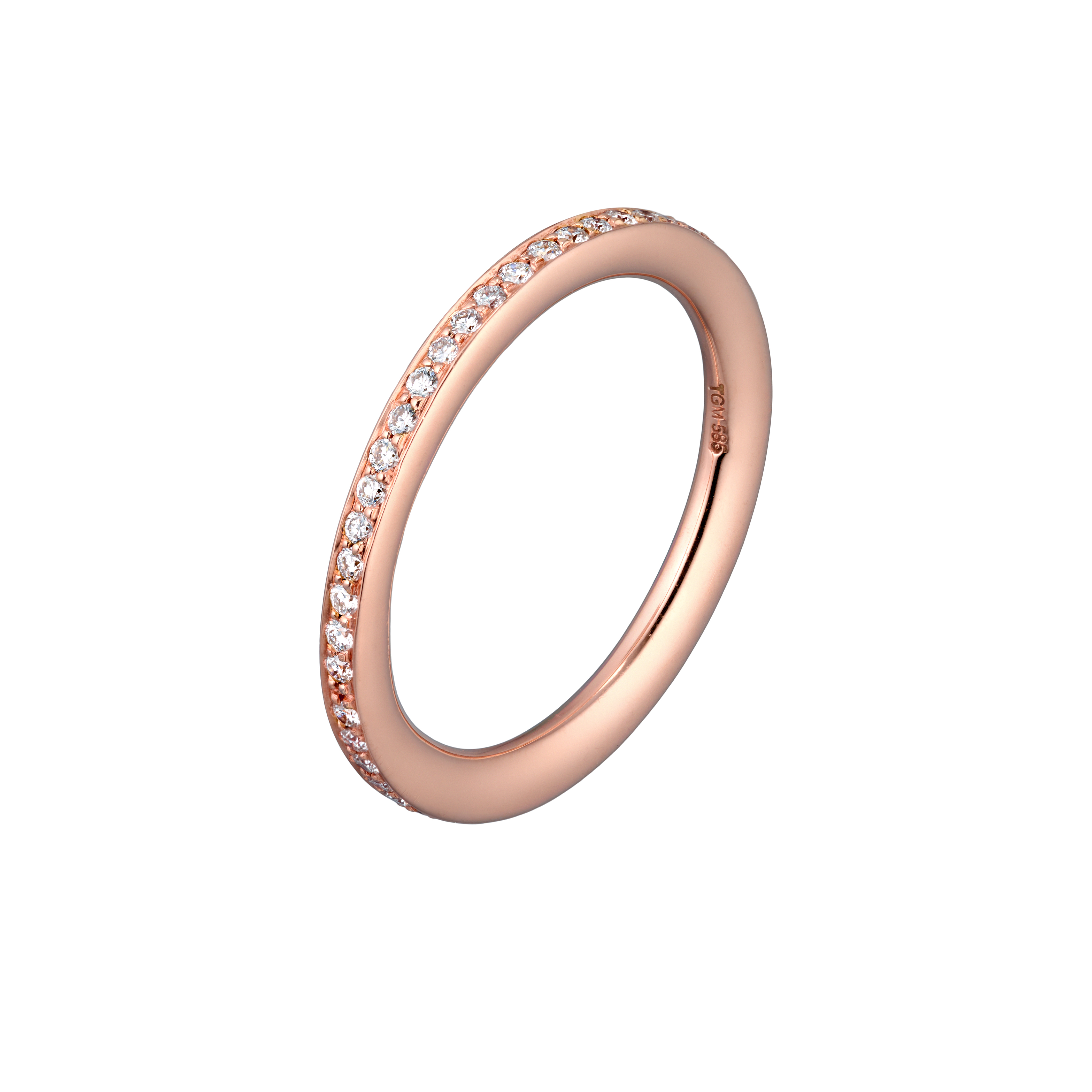 Guldbrandsen - Slice Ring - 14 KT. Rosaguld & Brillanter - GUR008-P 52