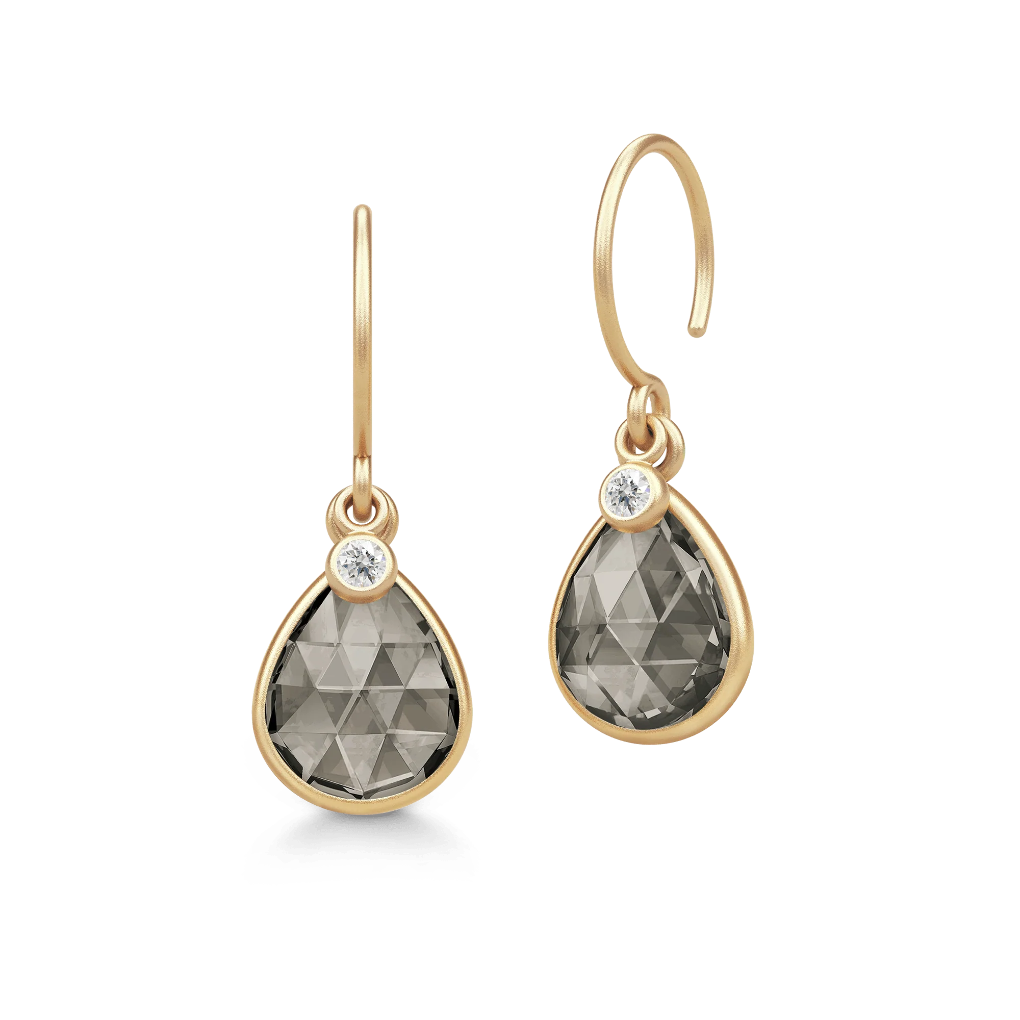 Julie Sandlau: Leela Earrings Øreringe - Forgyldt sølv - Smokey - HKS750GDSMCRCZ