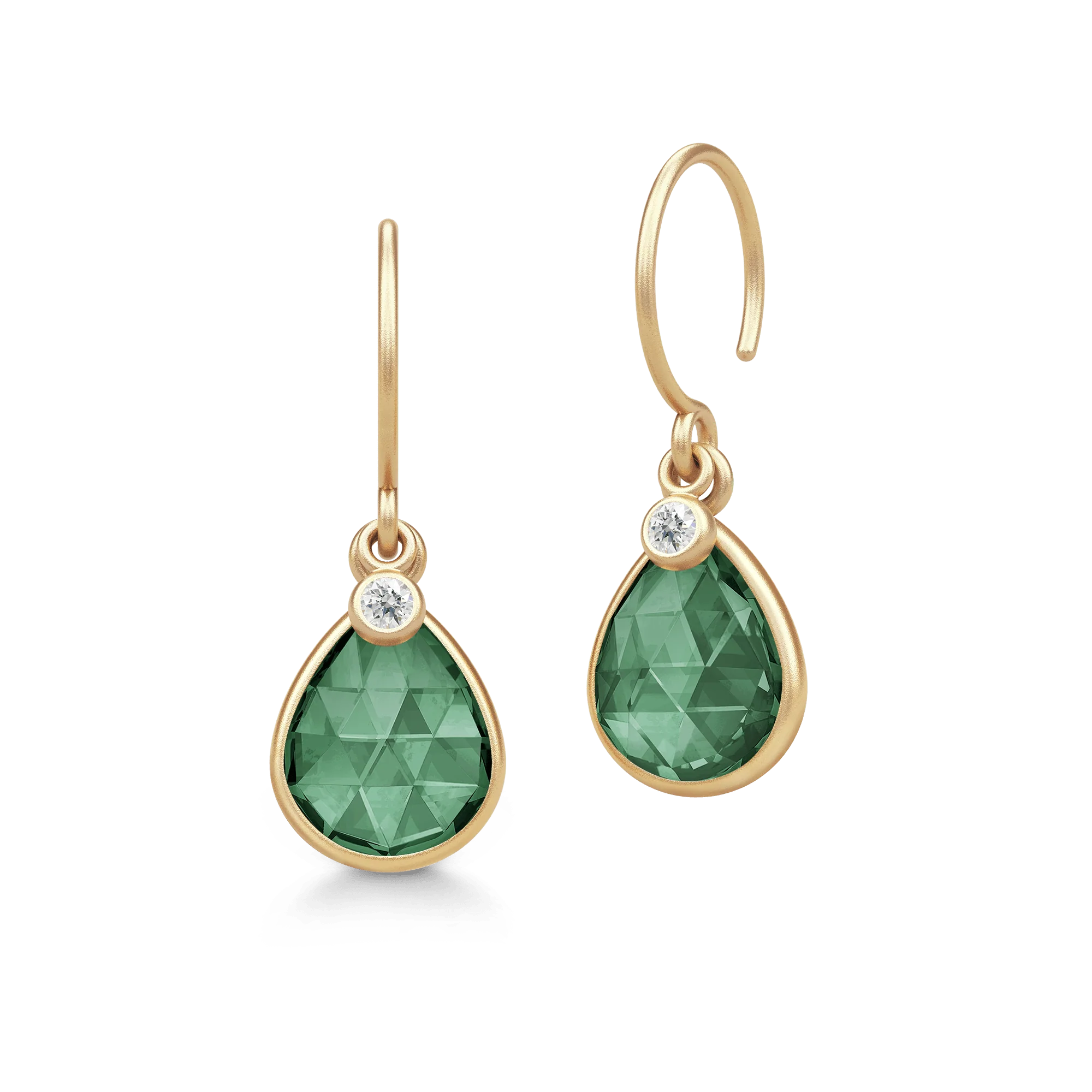 Julie Sandlau - Earrings Øreringe - Forgyldt sølv - Smokey - HKS750GDTMCRCZ